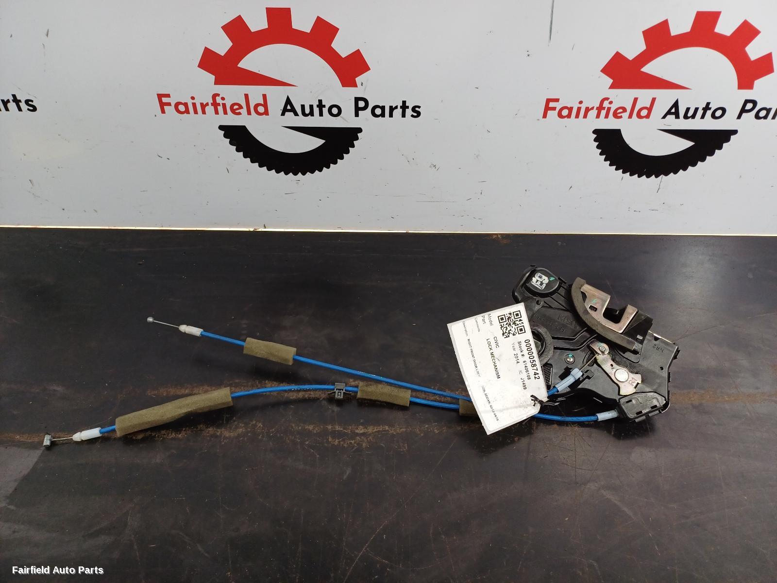 2012-2016 Honda Civic Door Boot Gate Lock