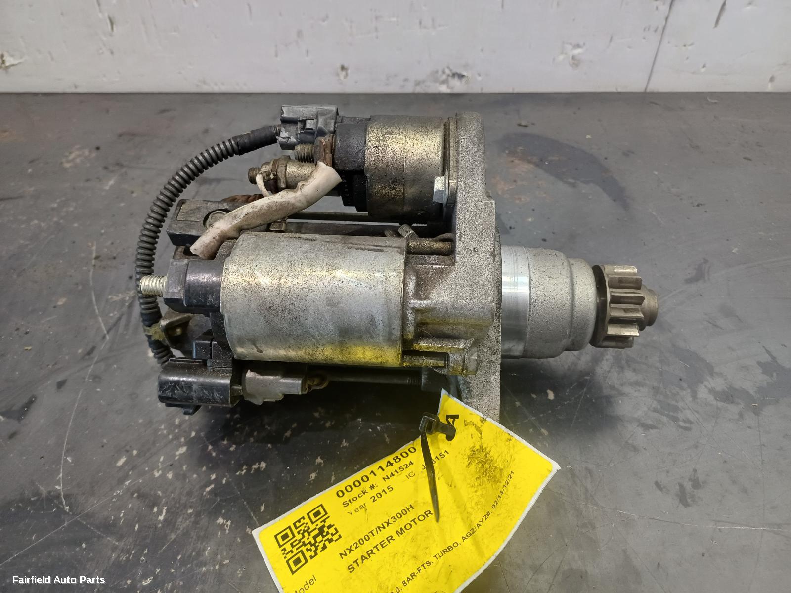 2014-2021 Lexus Nx Starter