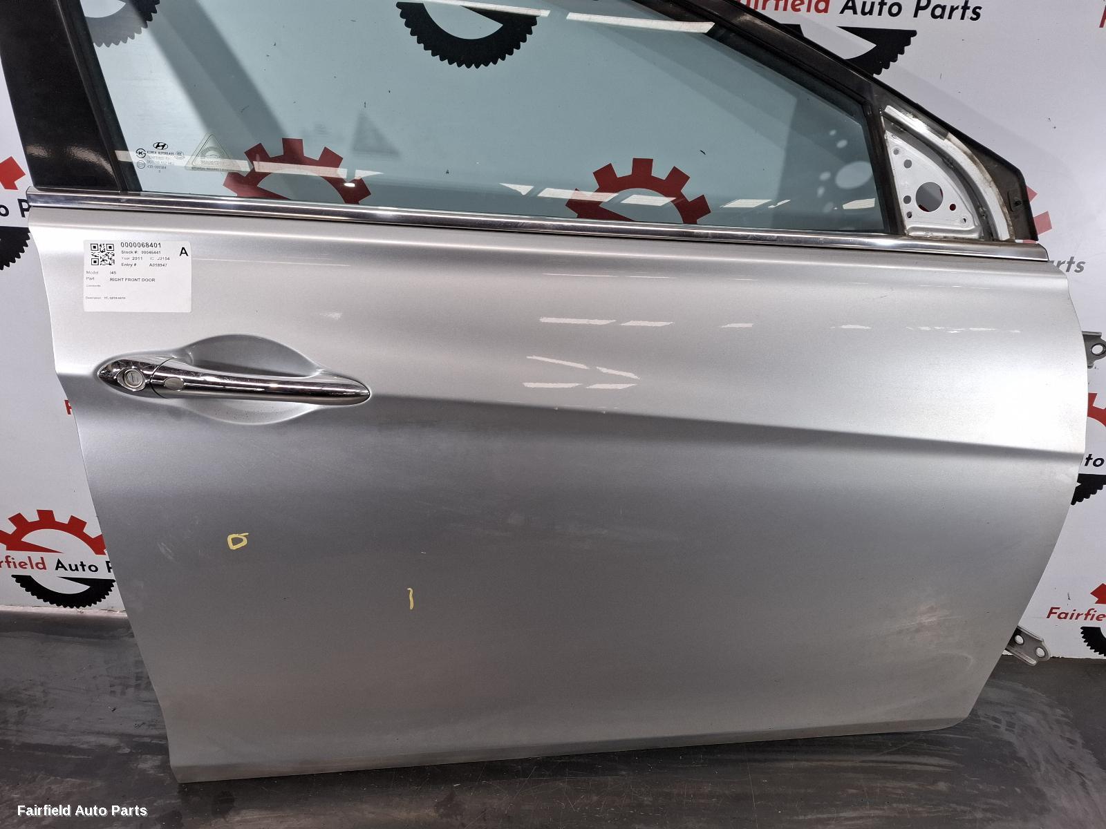 2010-2014 Hyundai I45 Right Front Door