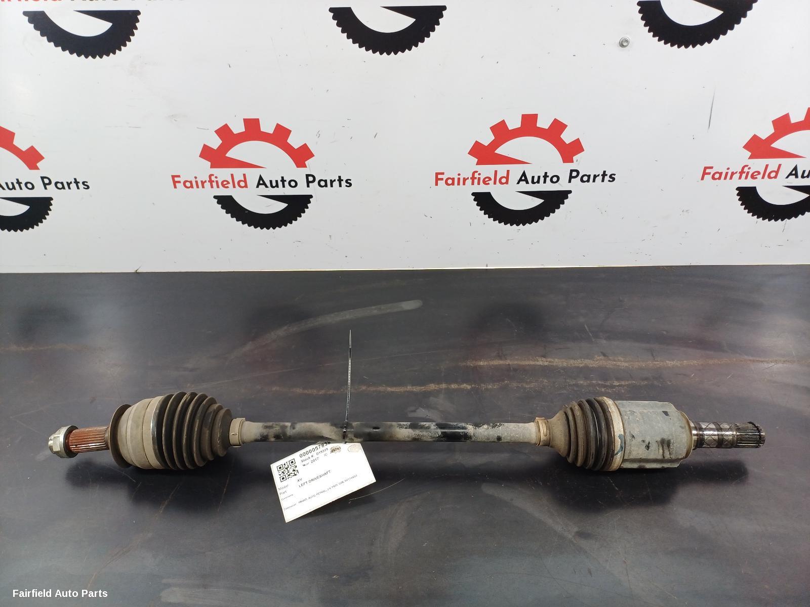 2017-2023 Subaru Xv Left Driveshaft