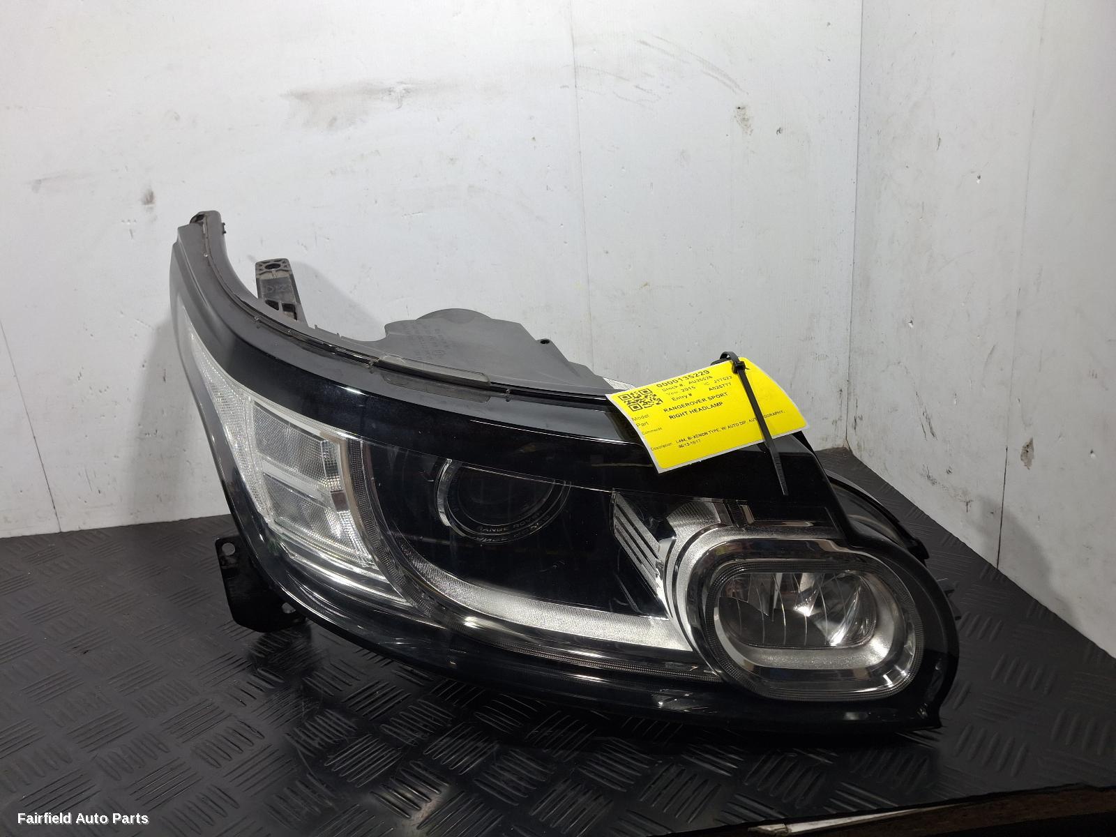 2013-2017 Land Rover Rangerover Sport Right Headlamp