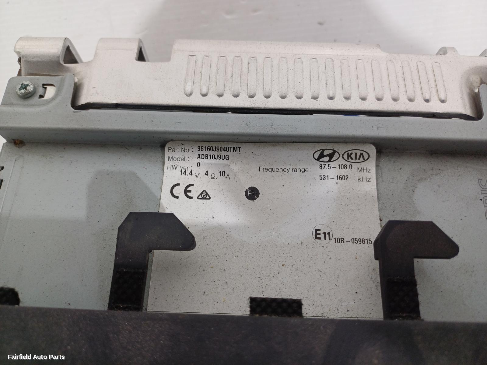 2017-2020 Hyundai Kona Radio Cd Dvd Sat Tv