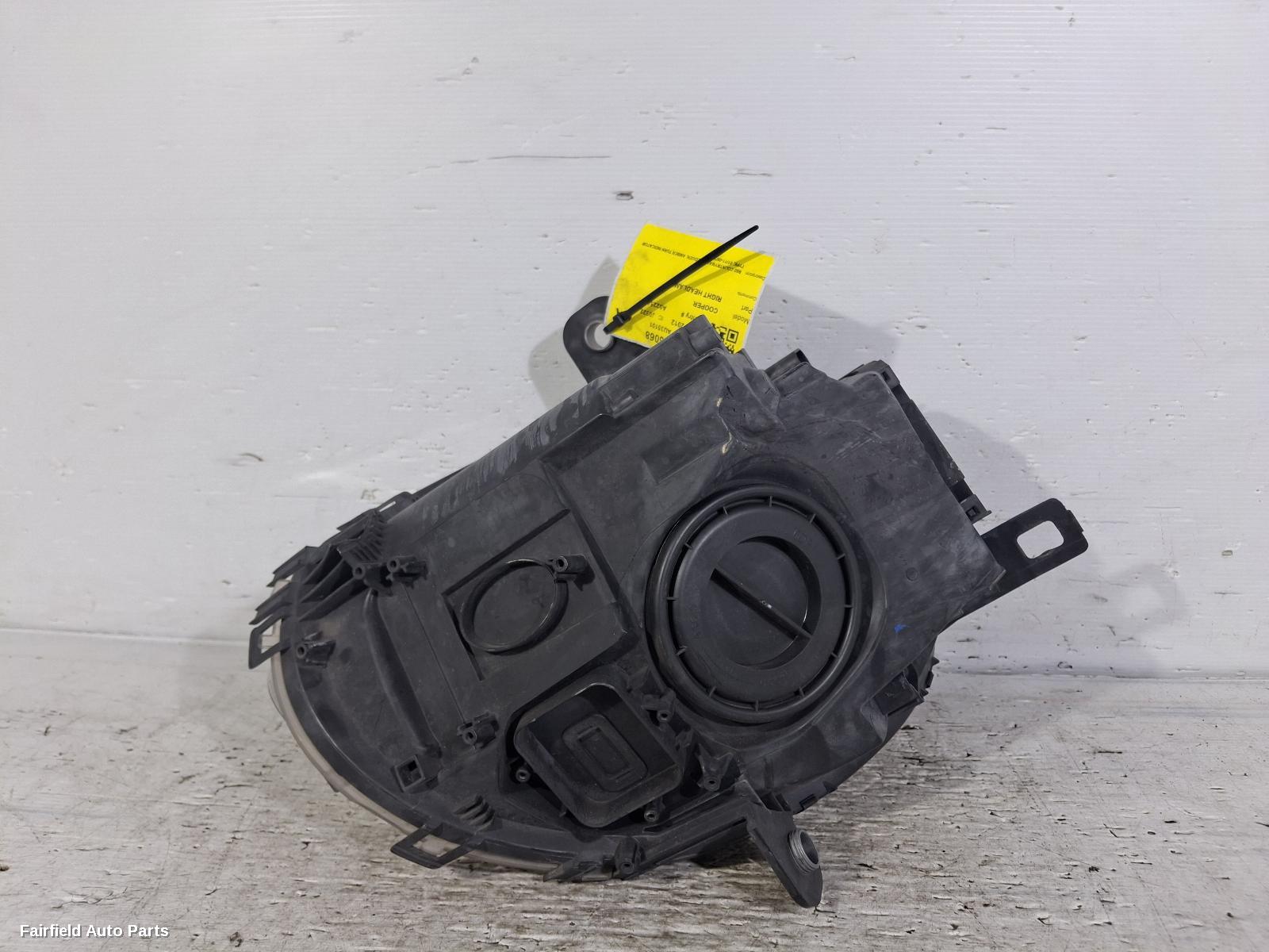 2011-2016 Mini Cooper Right Headlamp