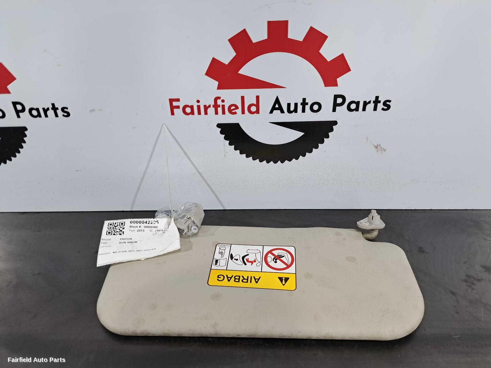 2015-2018 Mitsubishi Triton Sunvisor