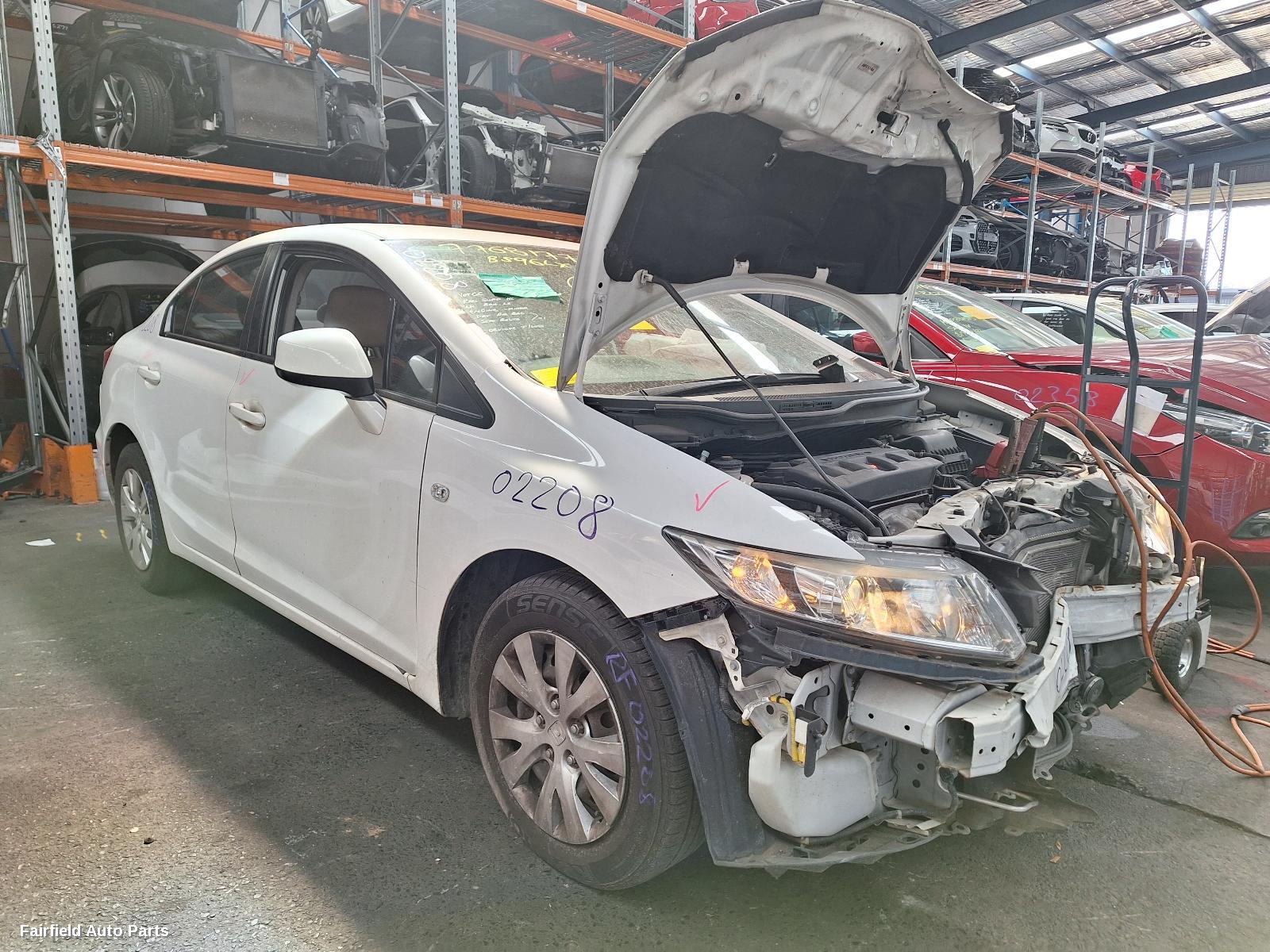 2012 Honda Civic Left Front Door Window