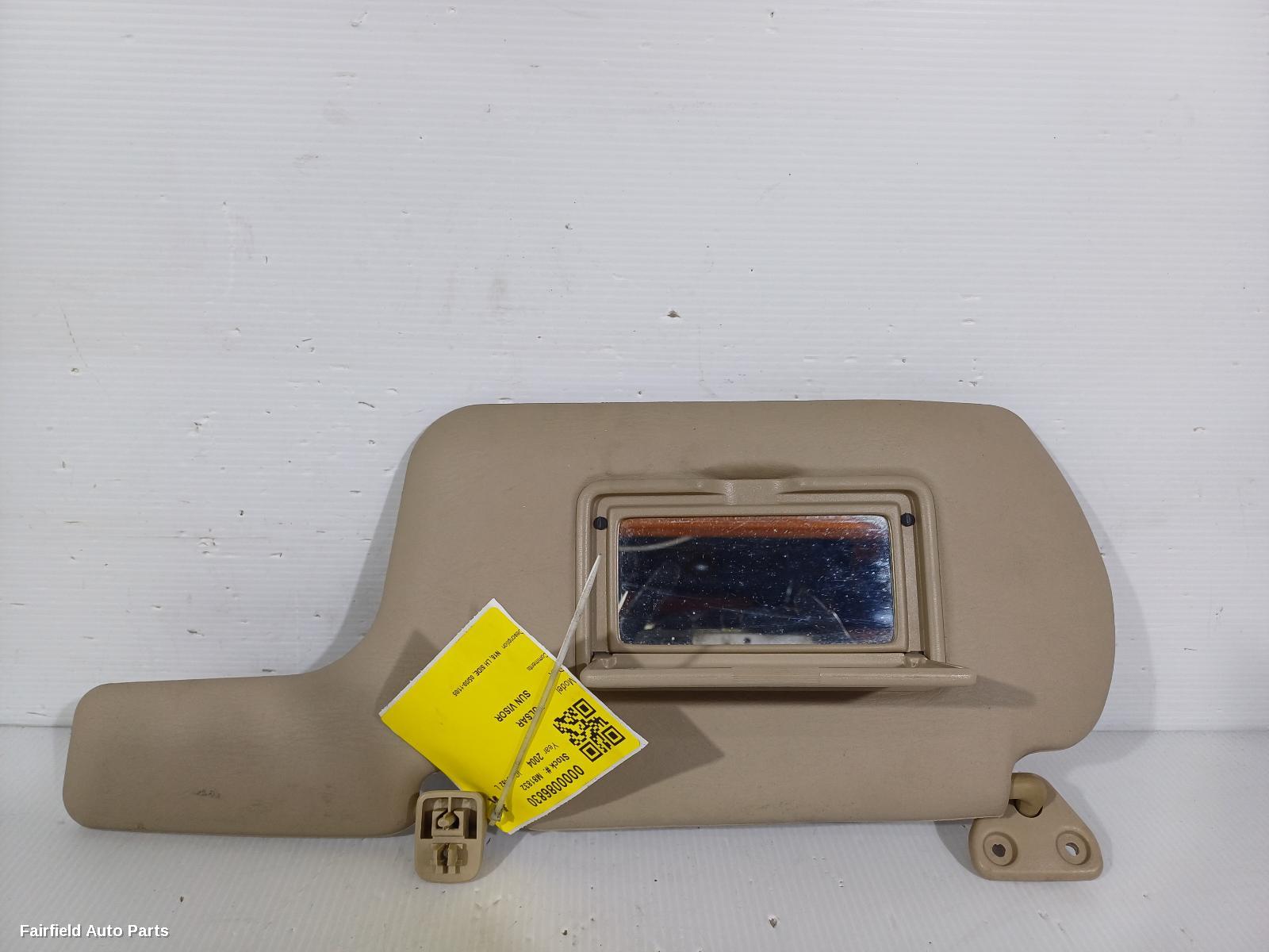 2000-2005 Nissan Pulsar Sunvisor