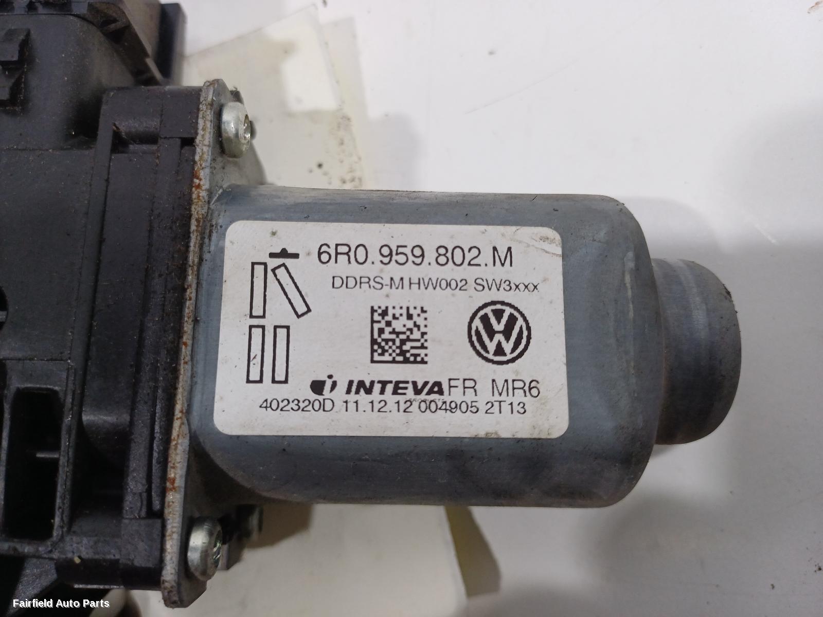 2010-2022 Volkswagen Amarok Right Front Window Reg Motor