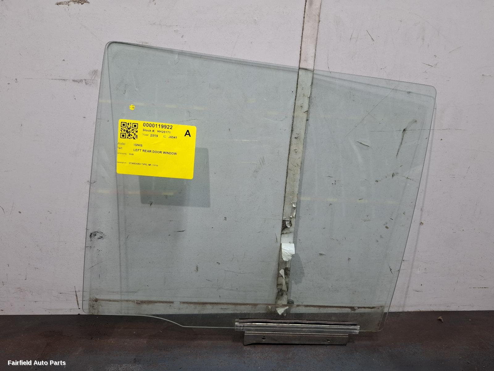 2016-2025 Suzuki Ignis Left Rear Door Window