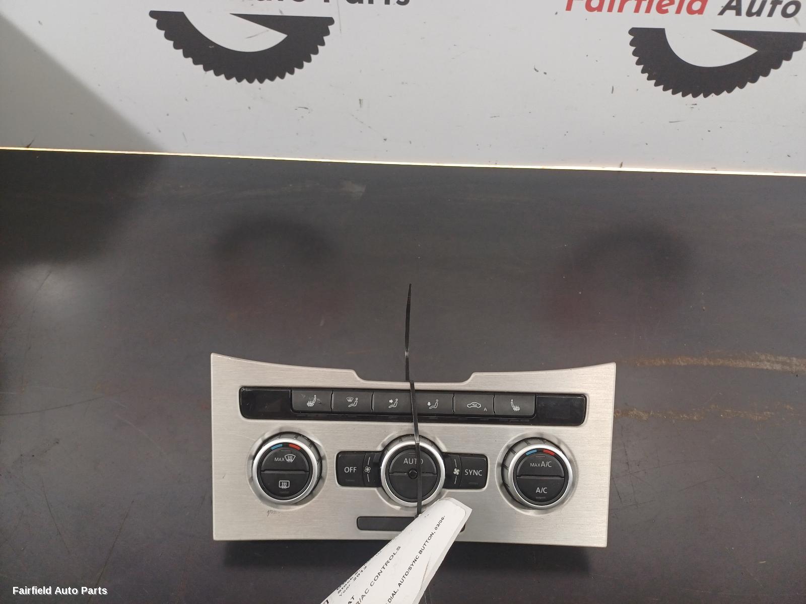 2006-2015 Volkswagen Passat Heater Ac Controls