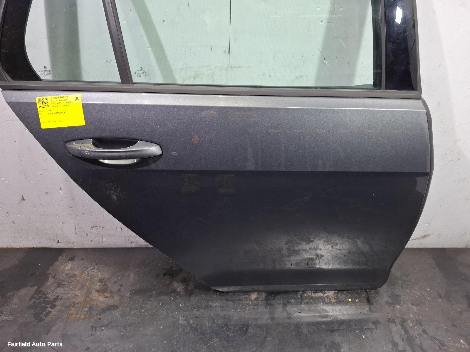 2012-2020 Volkswagen Golf Right Rear Door Sliding