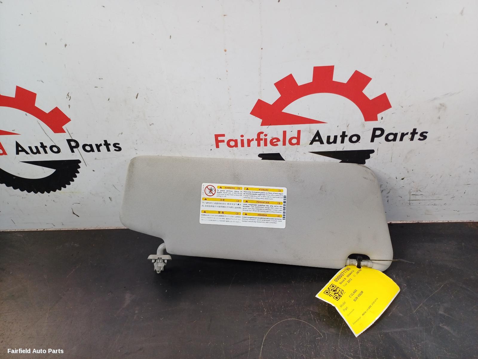 2007-2014 Mercedes C Class Sunvisor