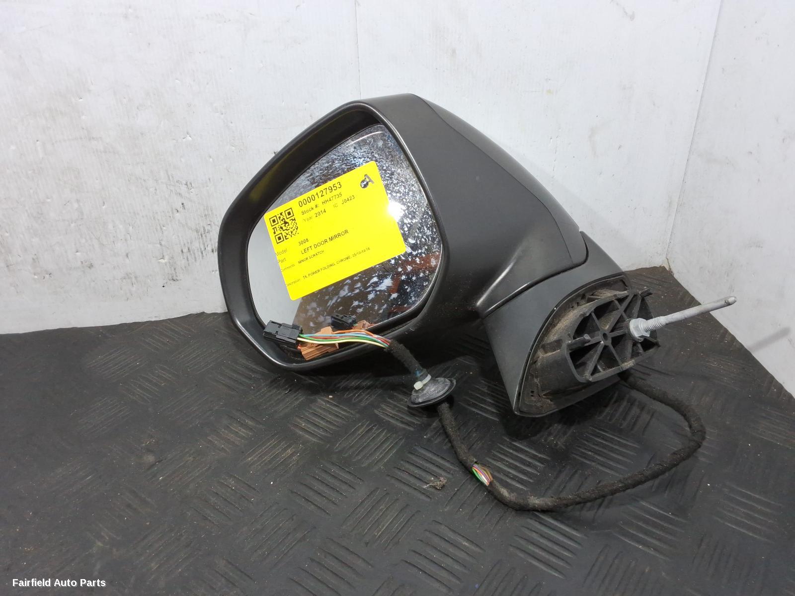 2010-2016 Peugeot 3008 Left Door Mirror
