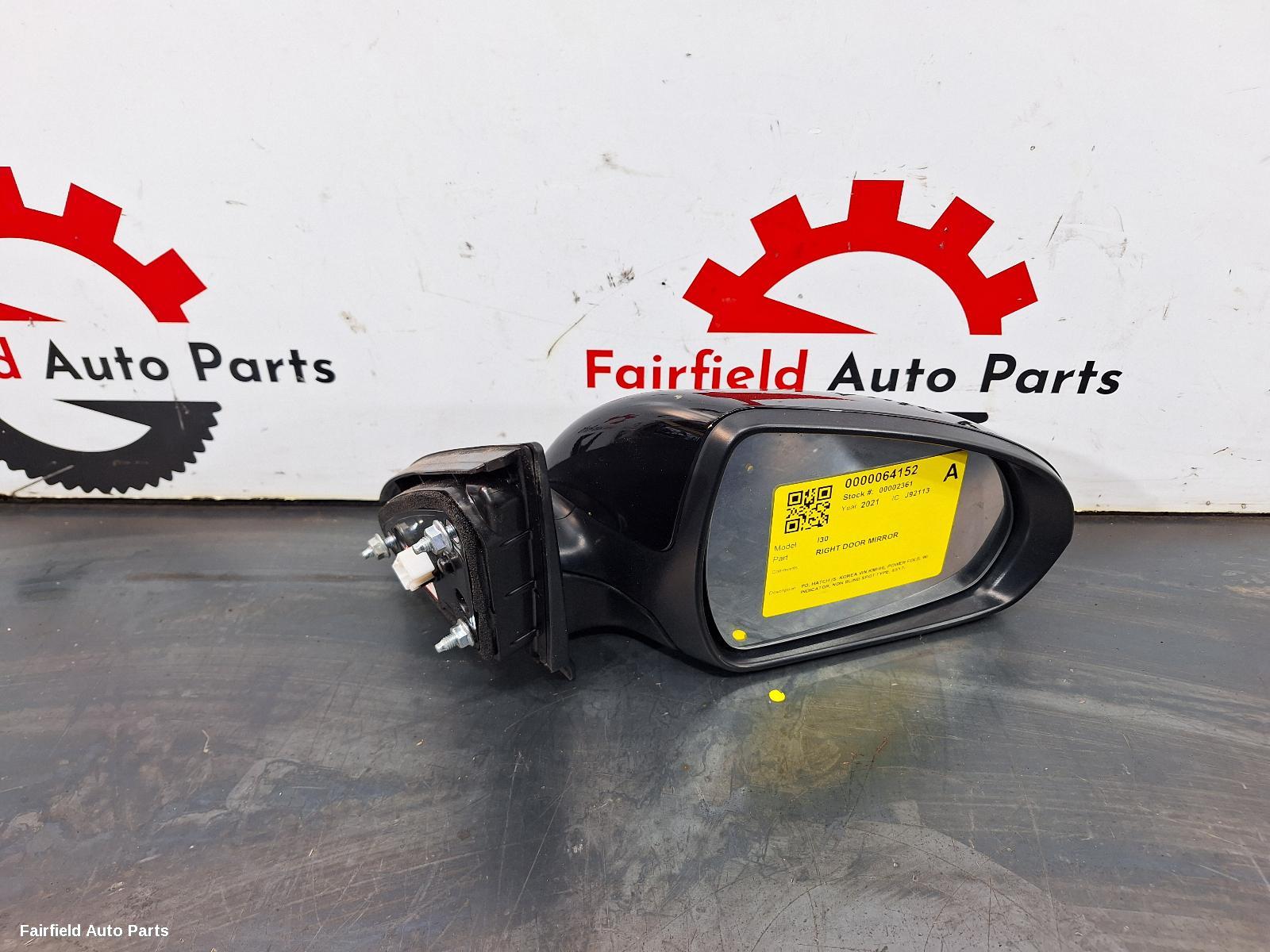 2017-2023 Hyundai I30 Right Door Mirror