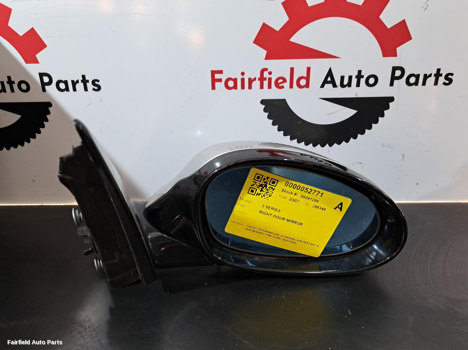 2005-2008 Bmw 3 Series Right Door Mirror