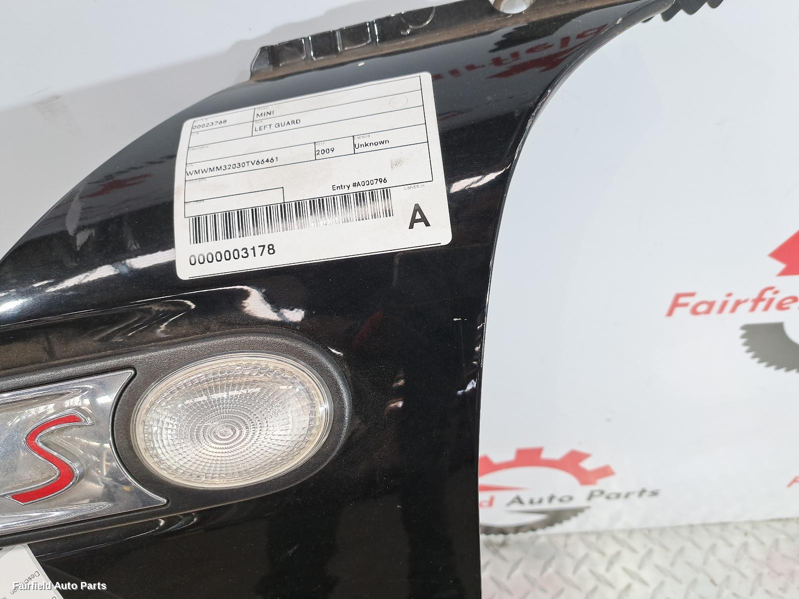 2009 Mini Cooper Left Guard