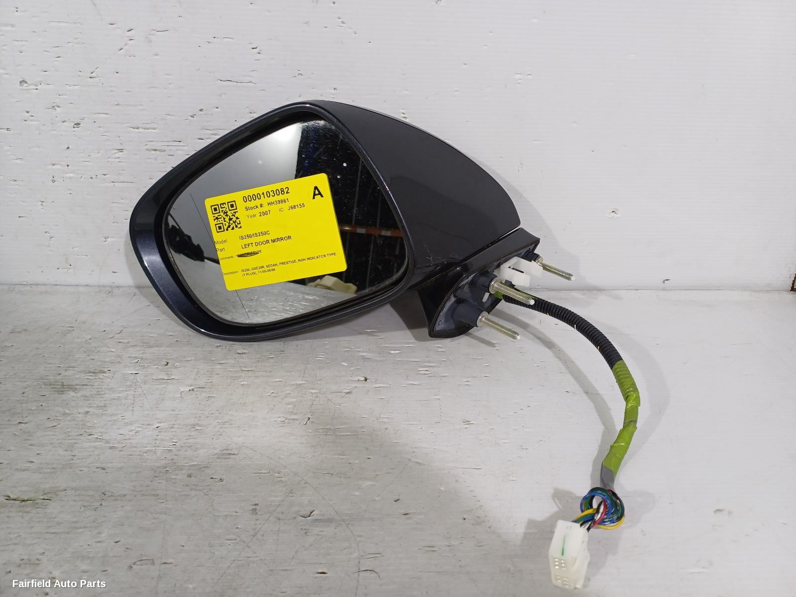 2007 Lexus Is250/is250c Left Door Mirror