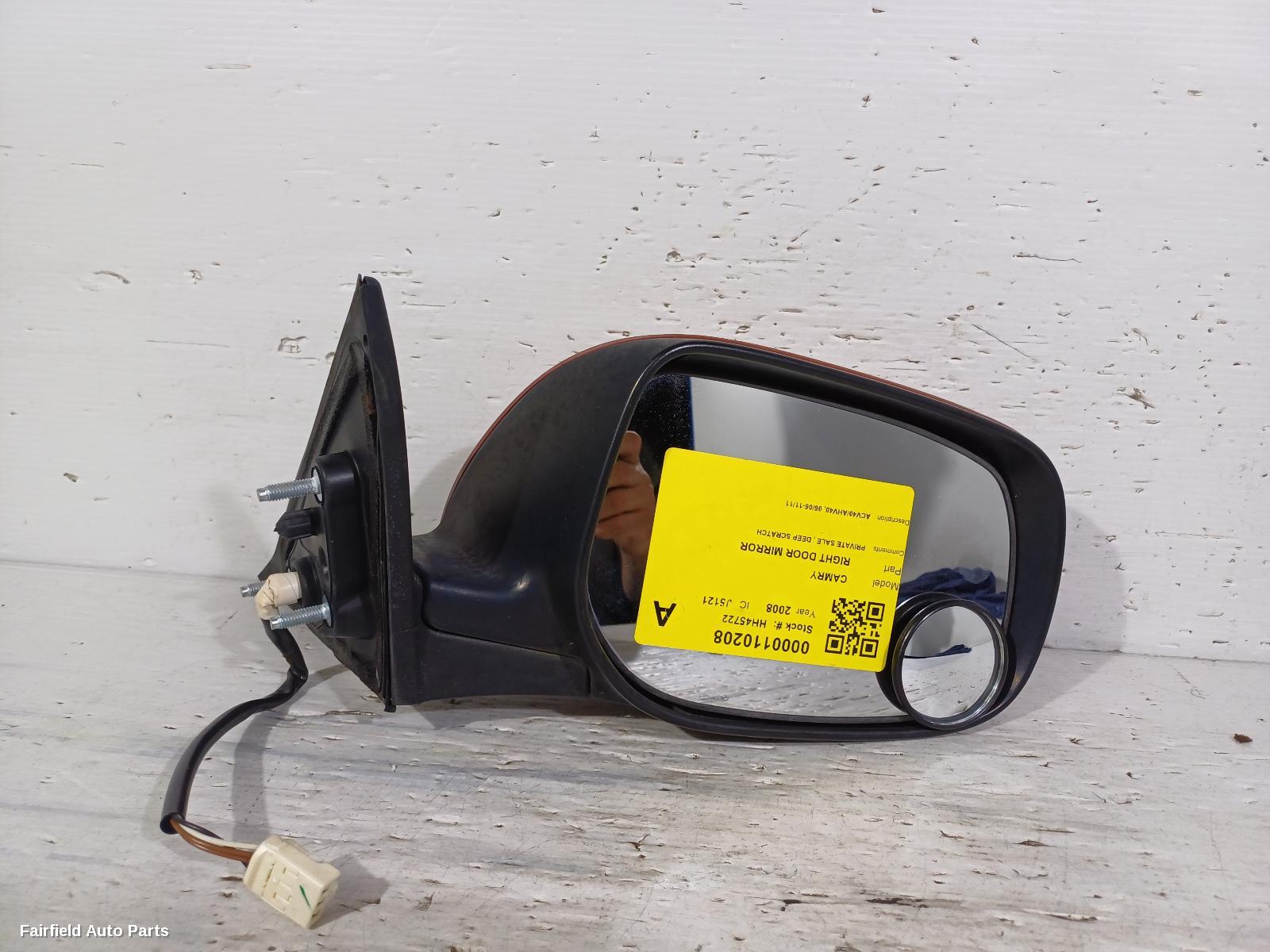 2006-2011 Toyota Camry Right Door Mirror
