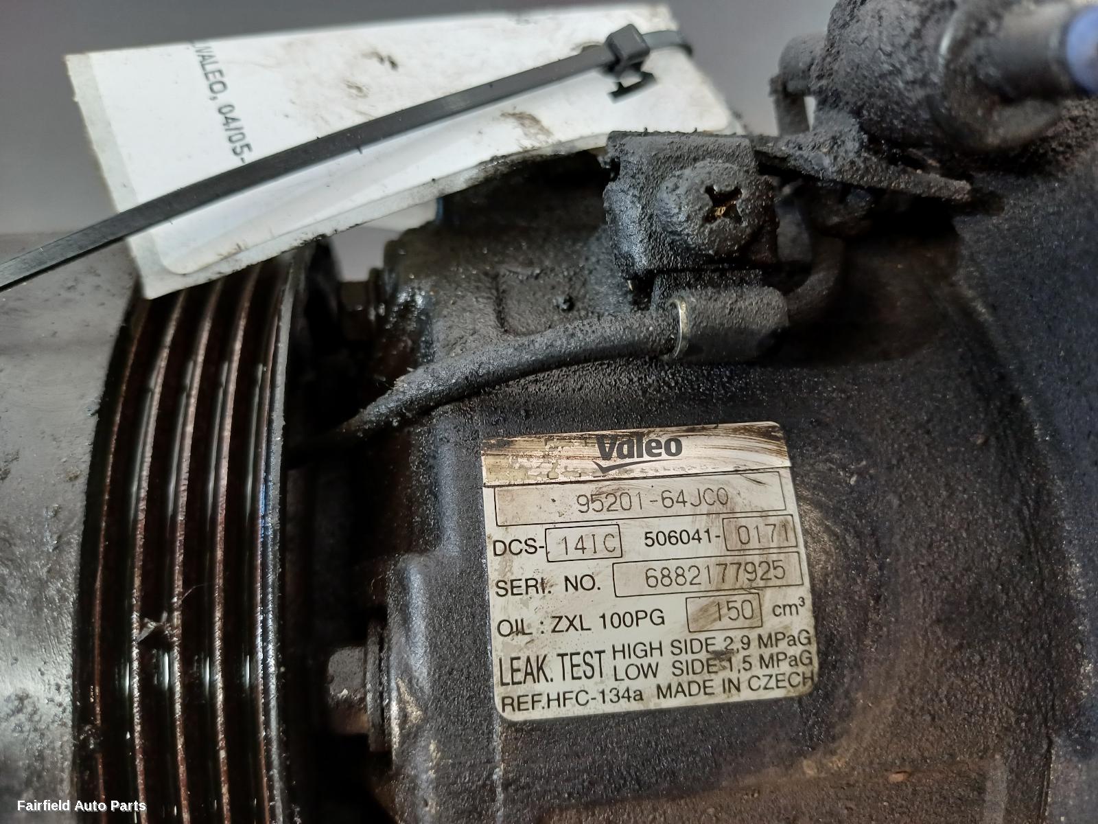 2005-2008 Suzuki Vitara A C Compressor