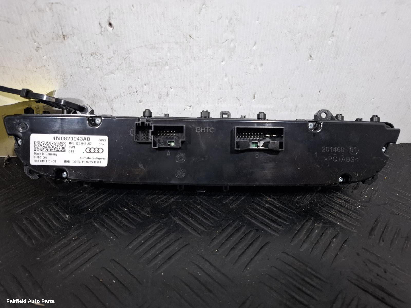 2015-2020 Audi Q7 Heater Ac Controls
