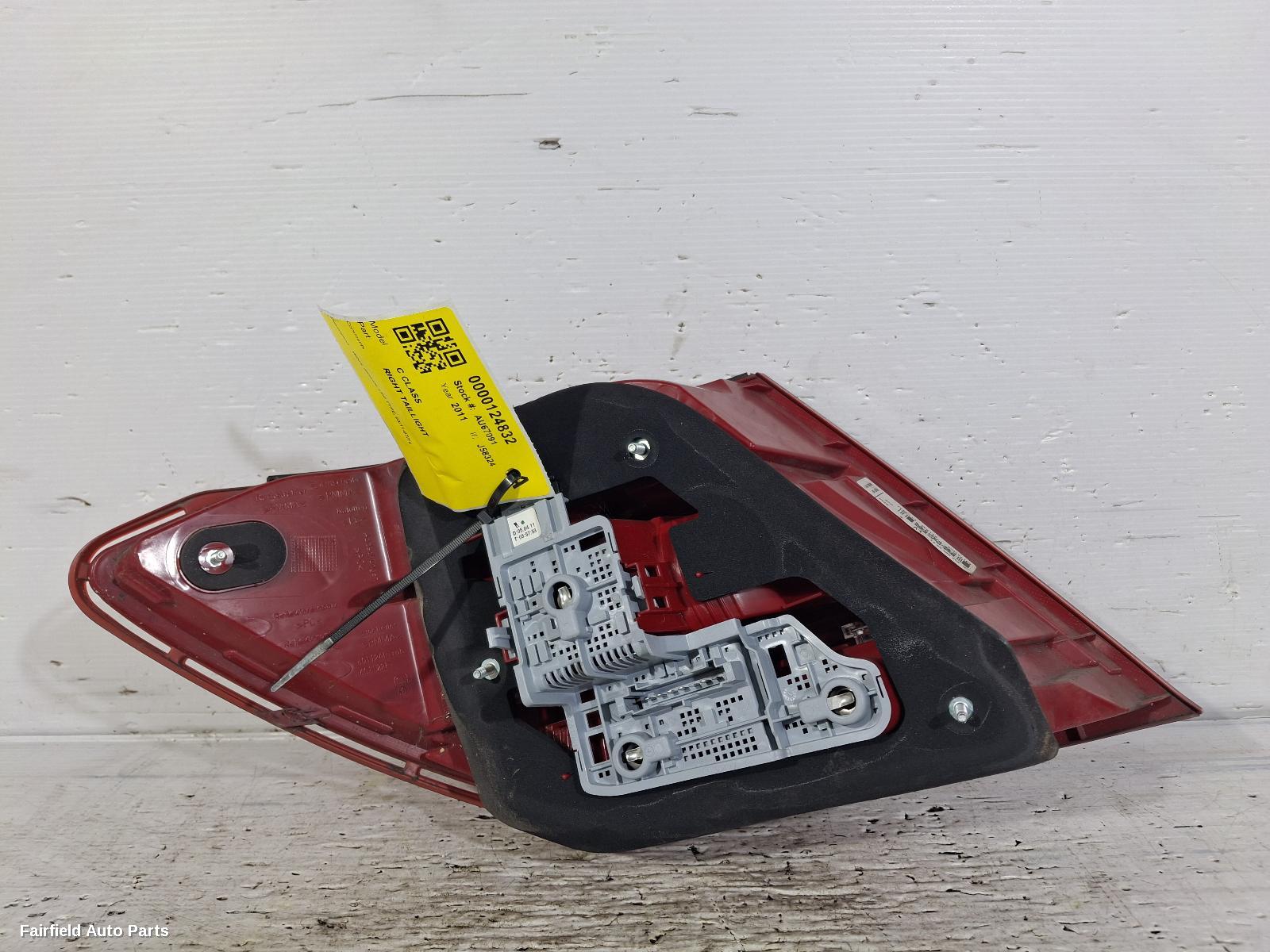 2011-2014 Mercedes C Class Right Taillight