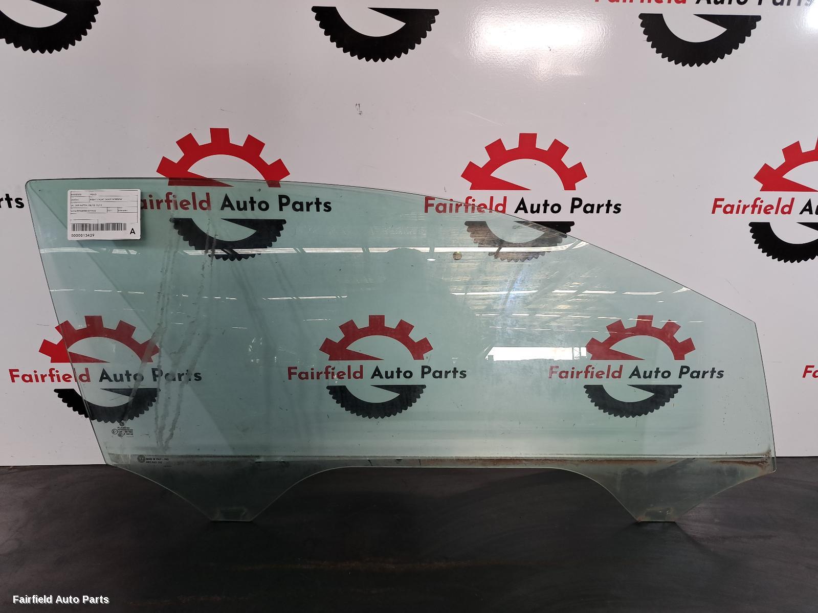 2010-2013 Volkswagen Polo Right Front Door Window