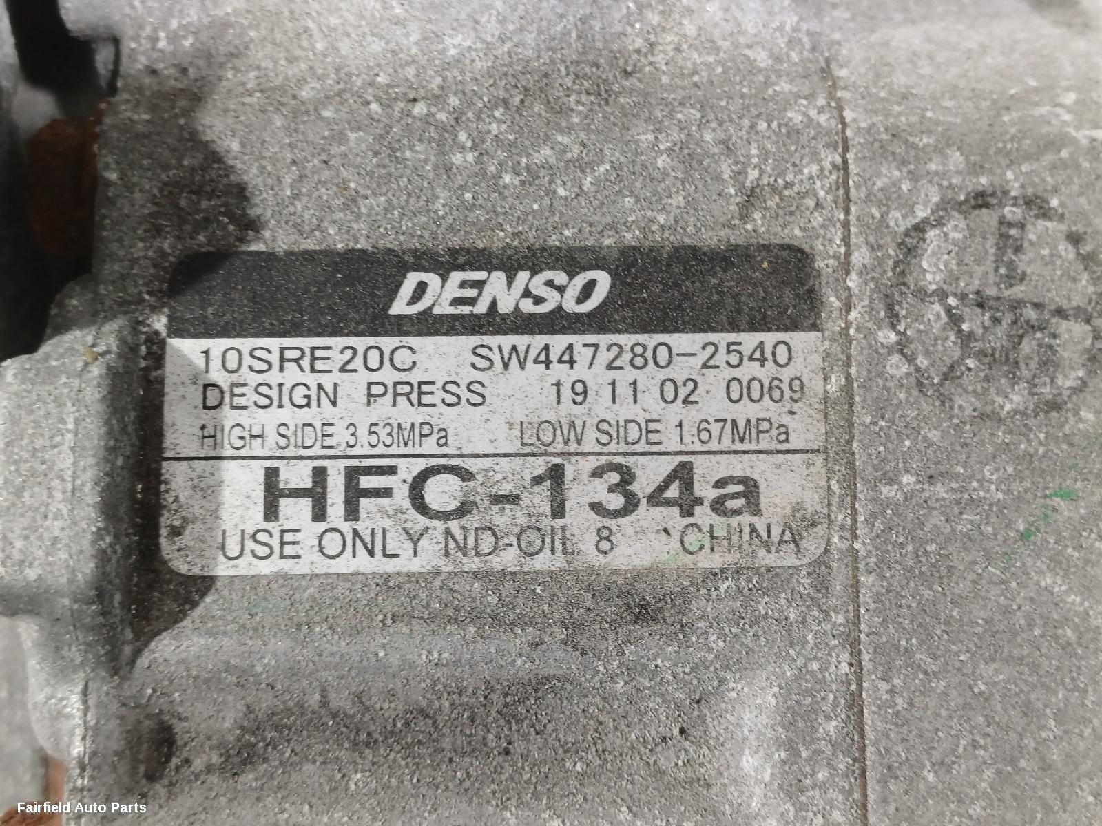 2014-2022 Honda Odyssey A C Compressor