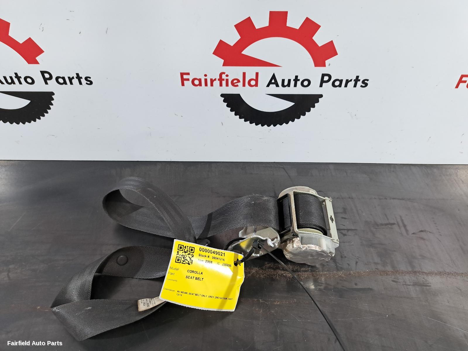 2007-2013 Toyota Corolla Seatbelt Stalk