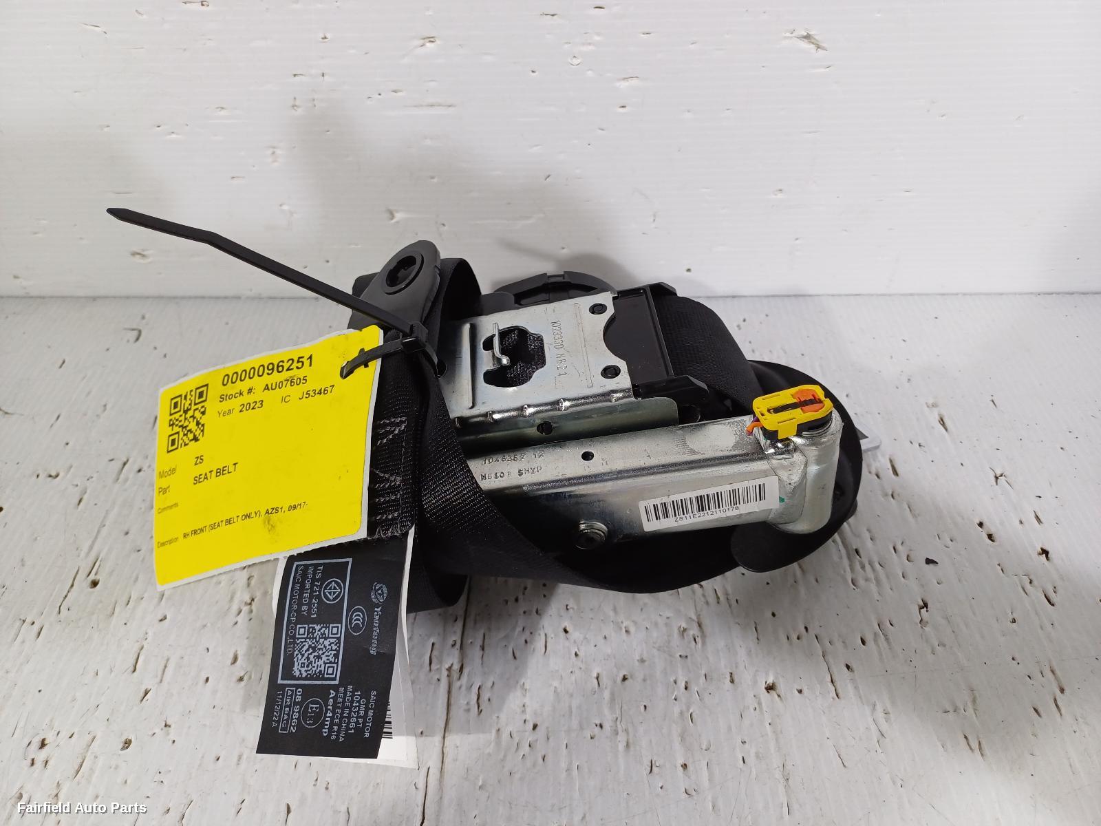 2017-2024 Mg Zs Seatbelt Stalk