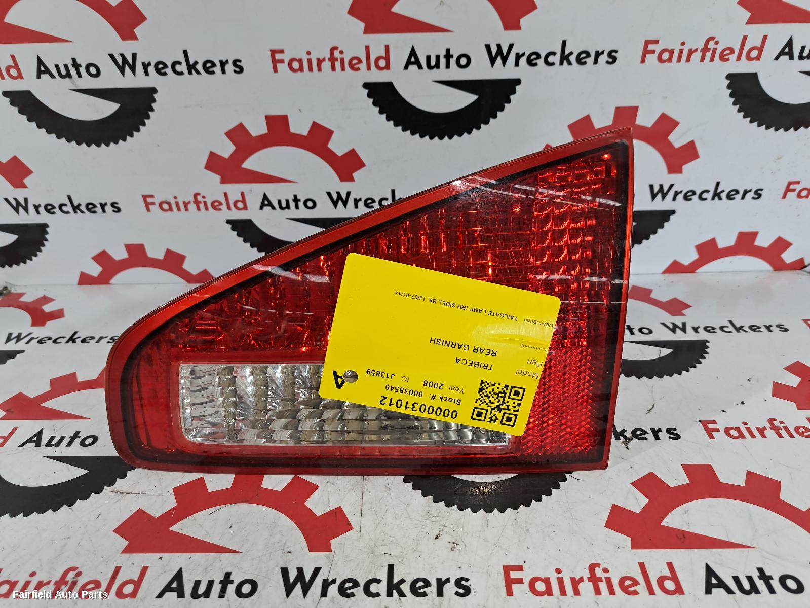 2007-2014 Subaru Tribeca Rear Garnish