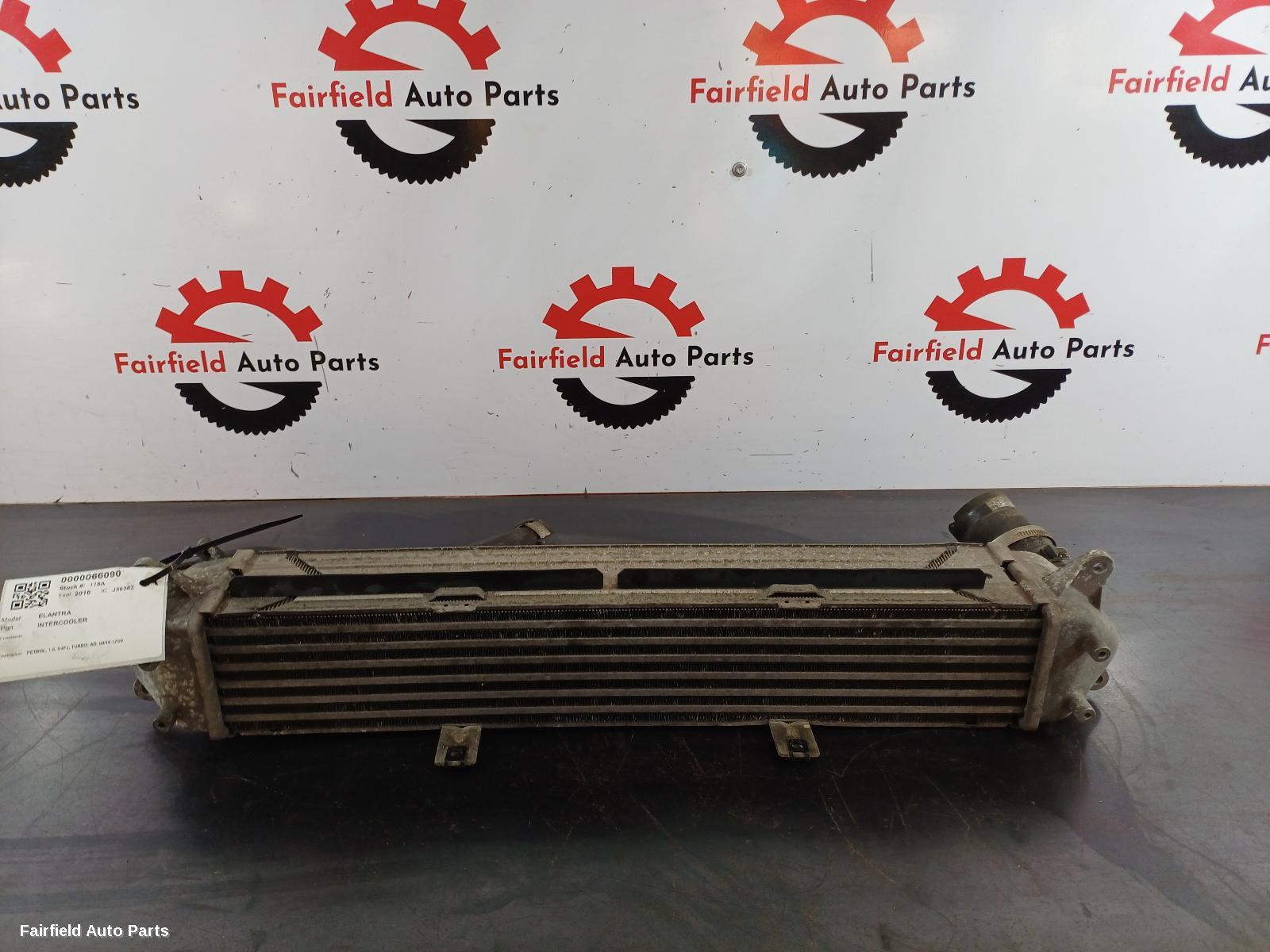 2016-2020 Hyundai Elantra Intercooler