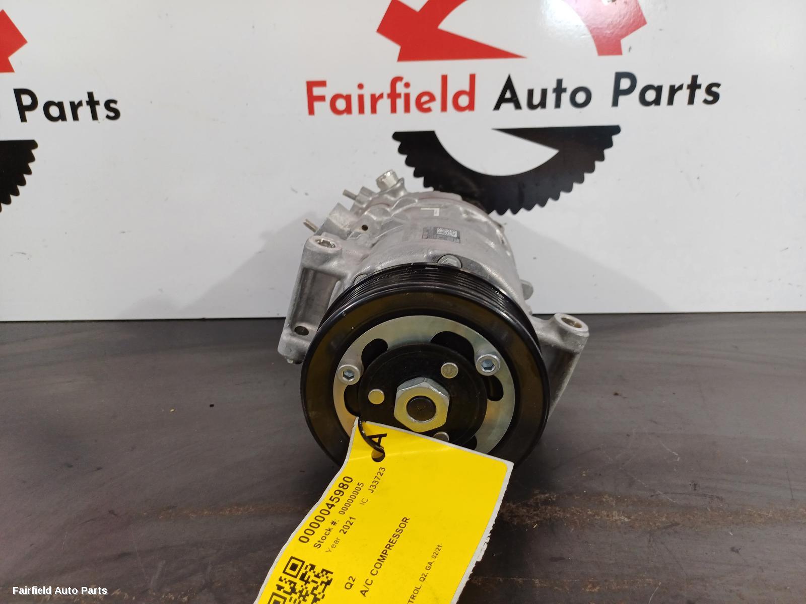 2021 Audi Q2 A C Compressor