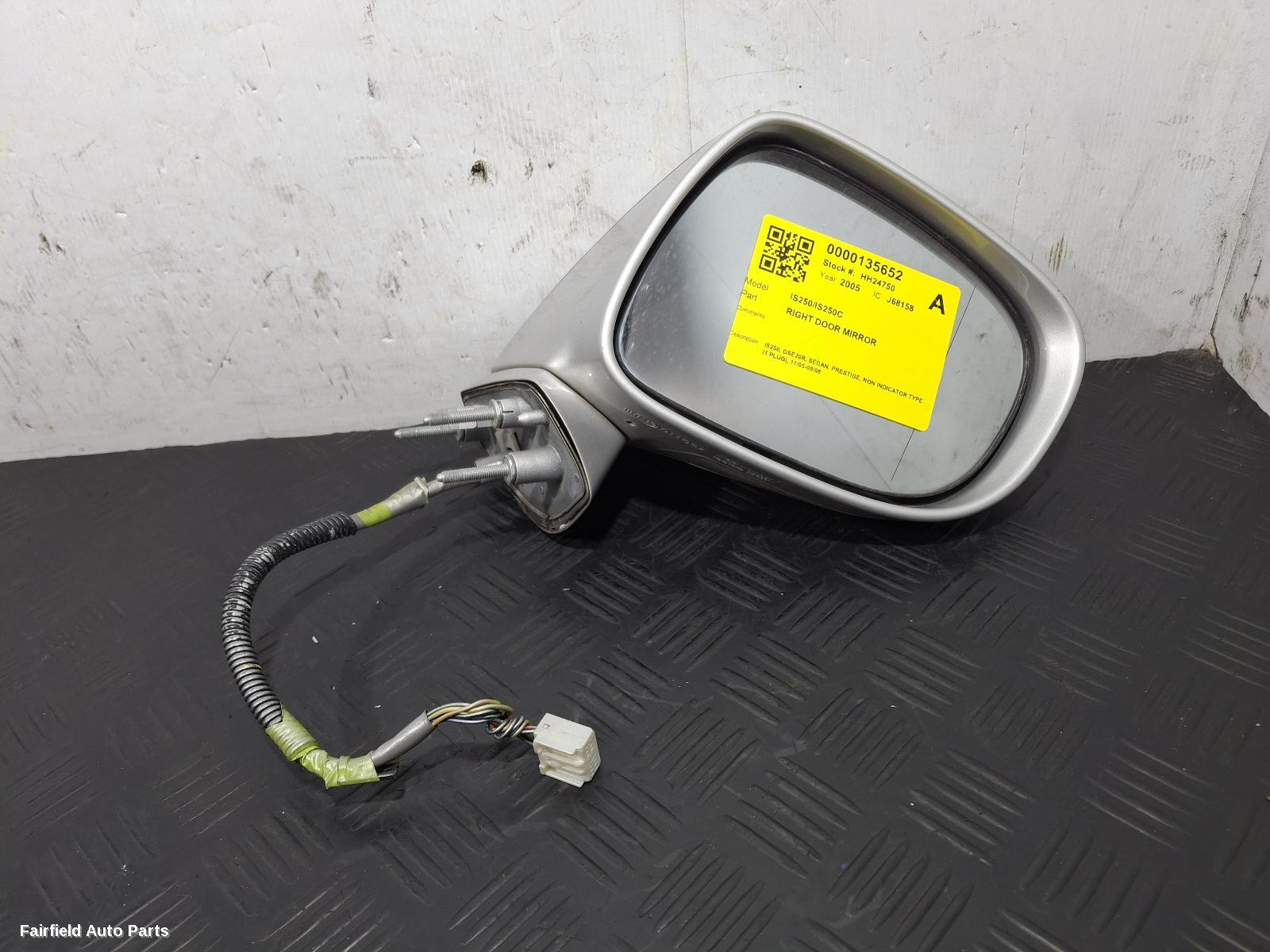 2005-2008 Lexus Is250/is250c Right Door Mirror