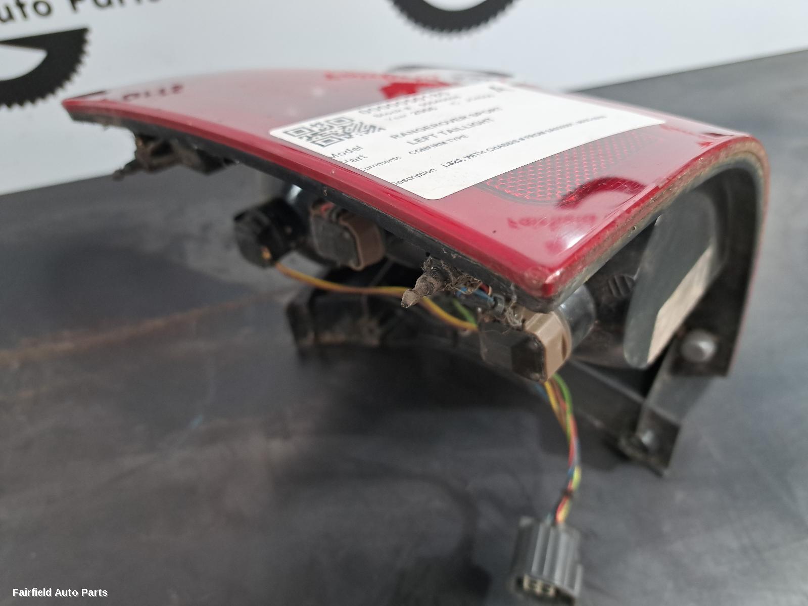 2006 Land Rover Rangerover Sport Left Taillight