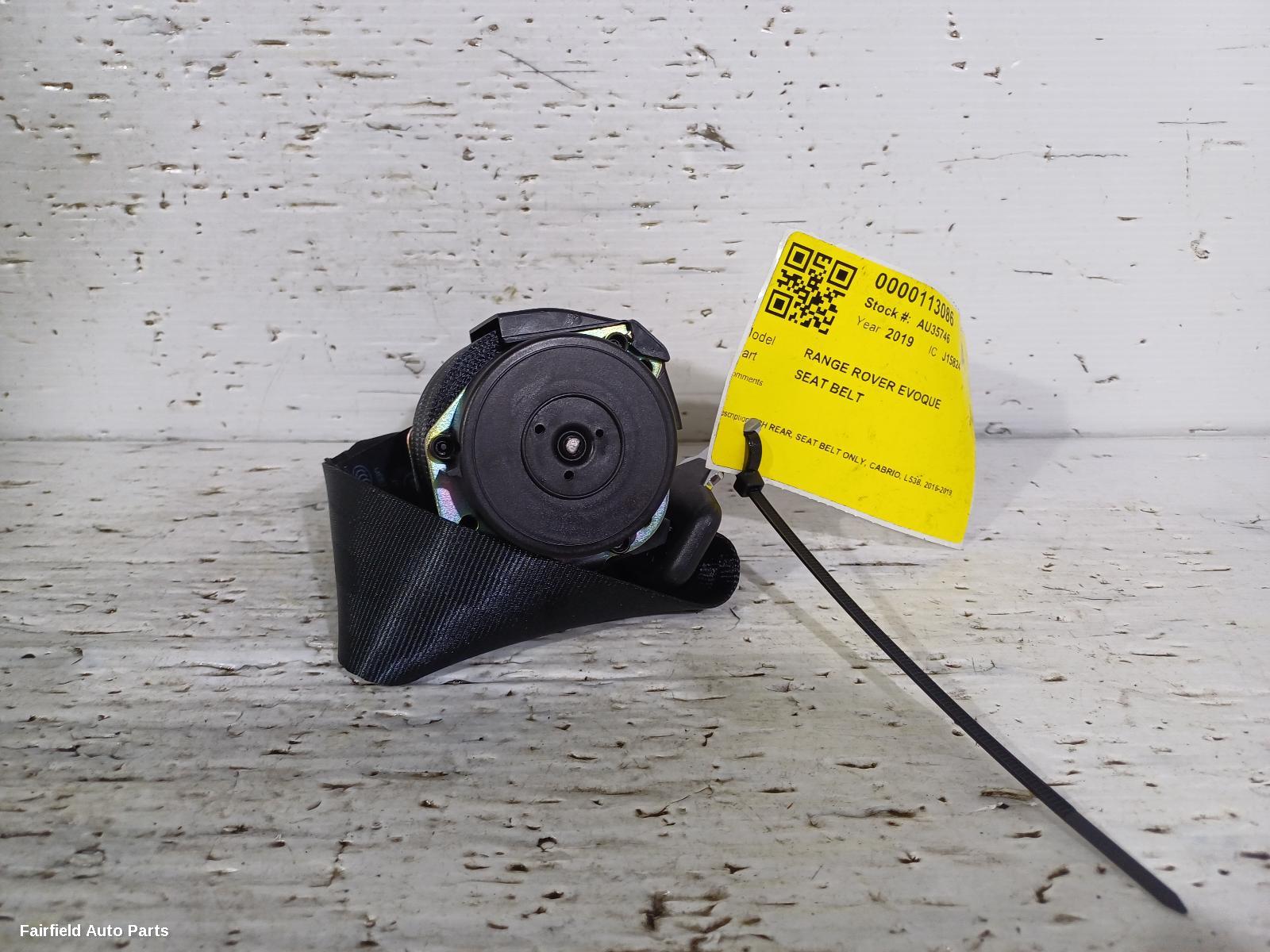 2016-2019 Land Rover Rangerover Evoque Seatbelt Stalk