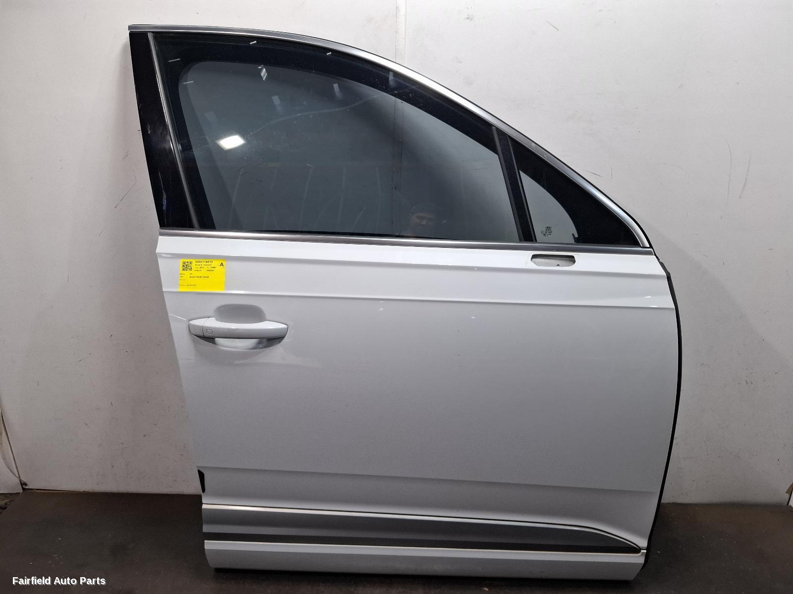 2015-2020 Audi Q7 Right Front Door