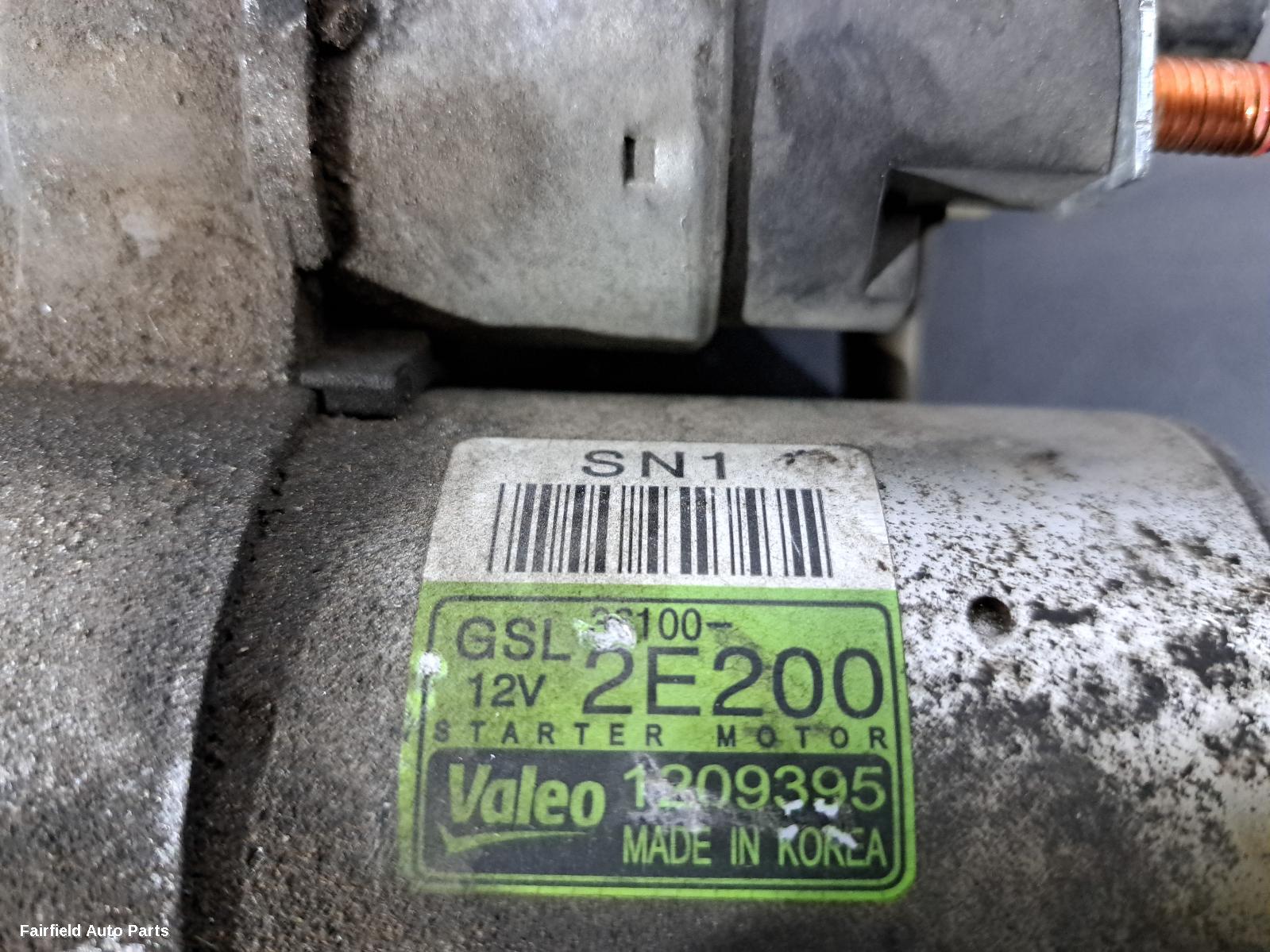 2017 Hyundai Elantra Starter