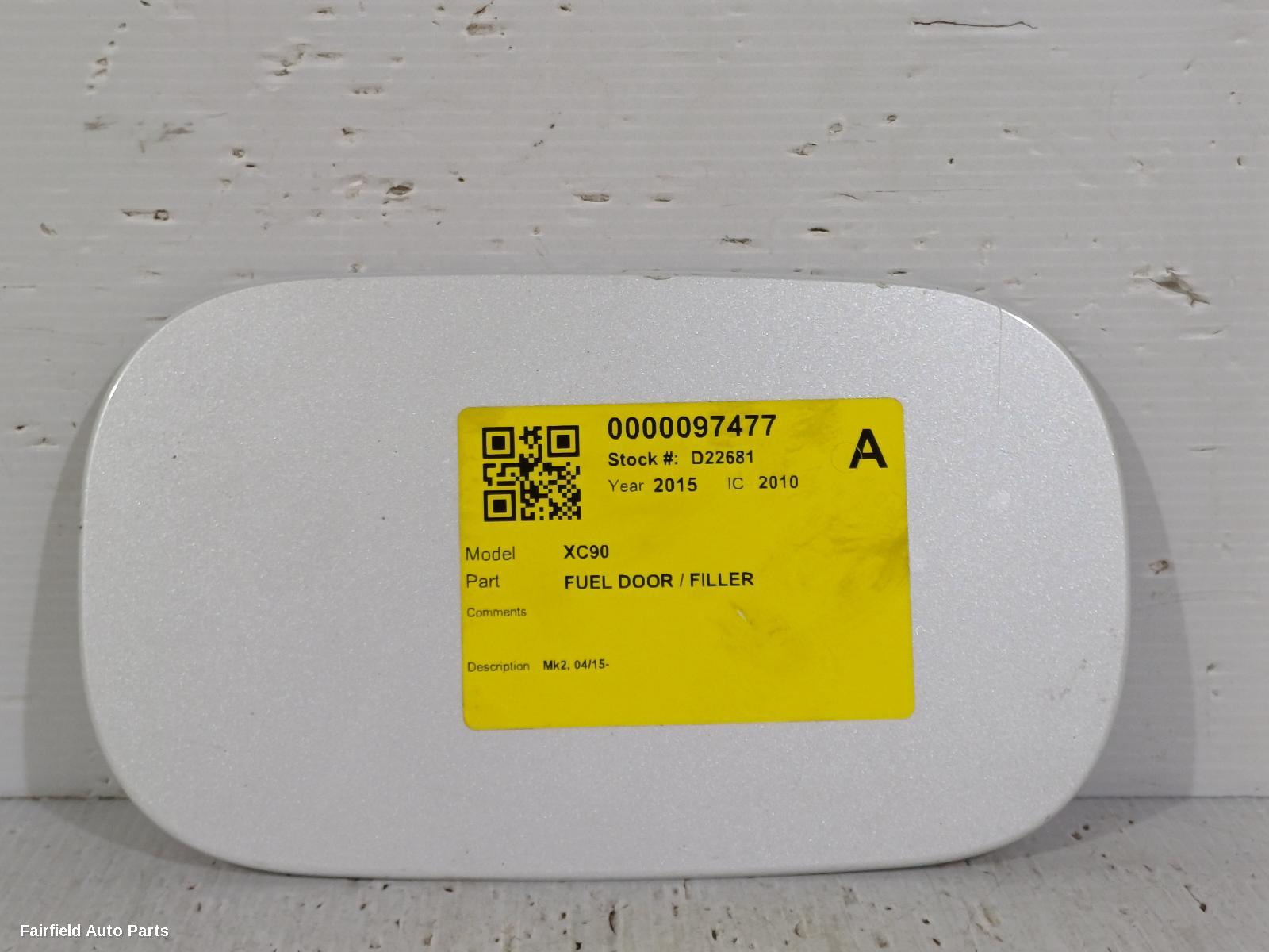 2015-2026 Volvo Xc90 Fuel Door Filler