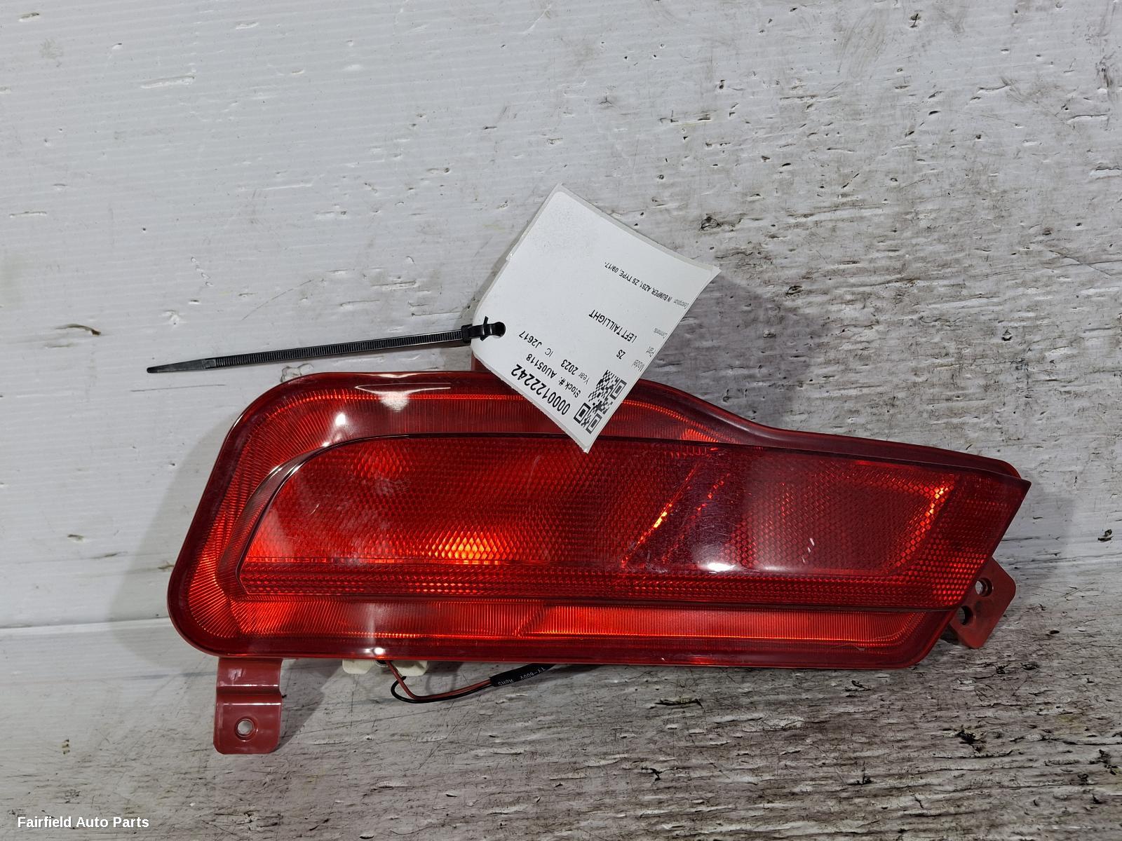 2017-2024 Mg Zs Left Taillight