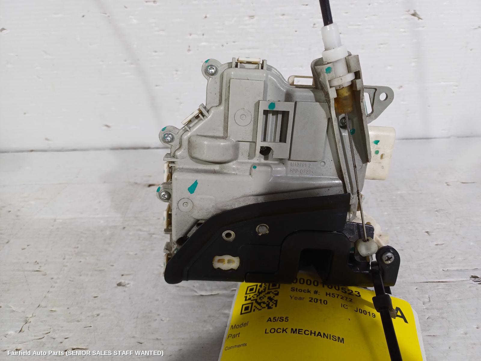 2010 Audi A5 Door Boot Gate Lock