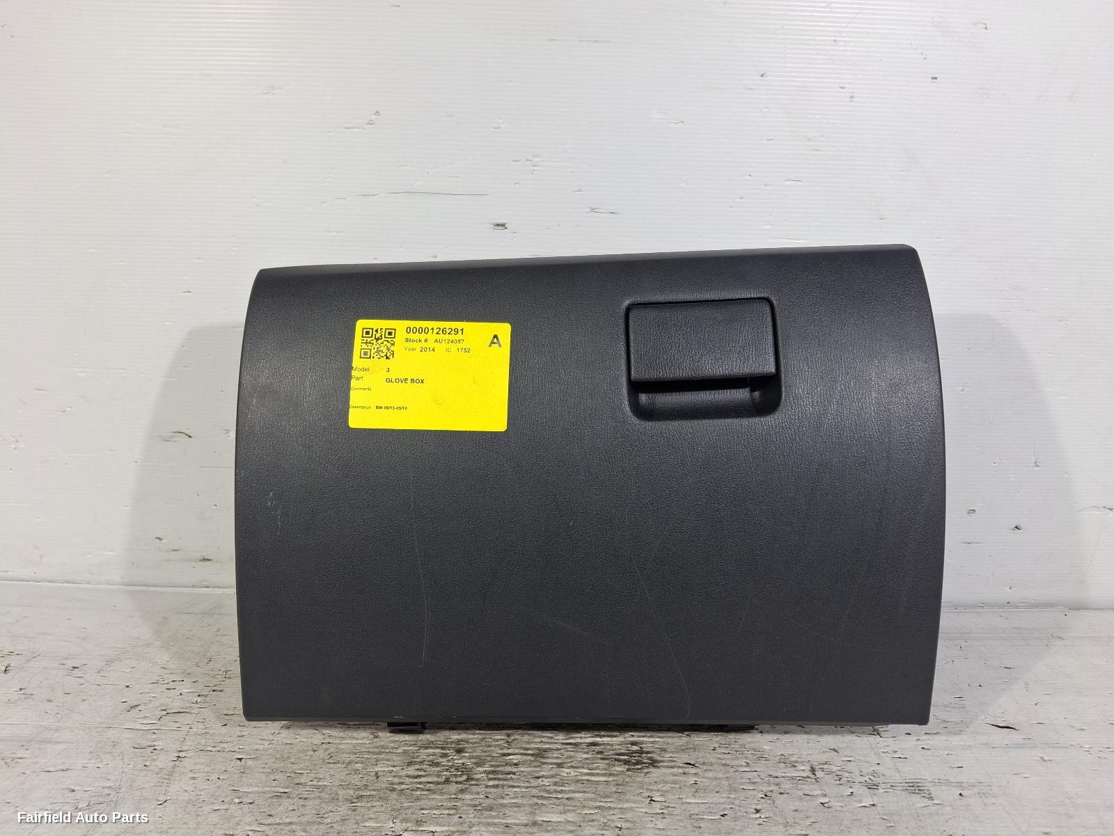 2013-2016 Mazda 3 Glove Box