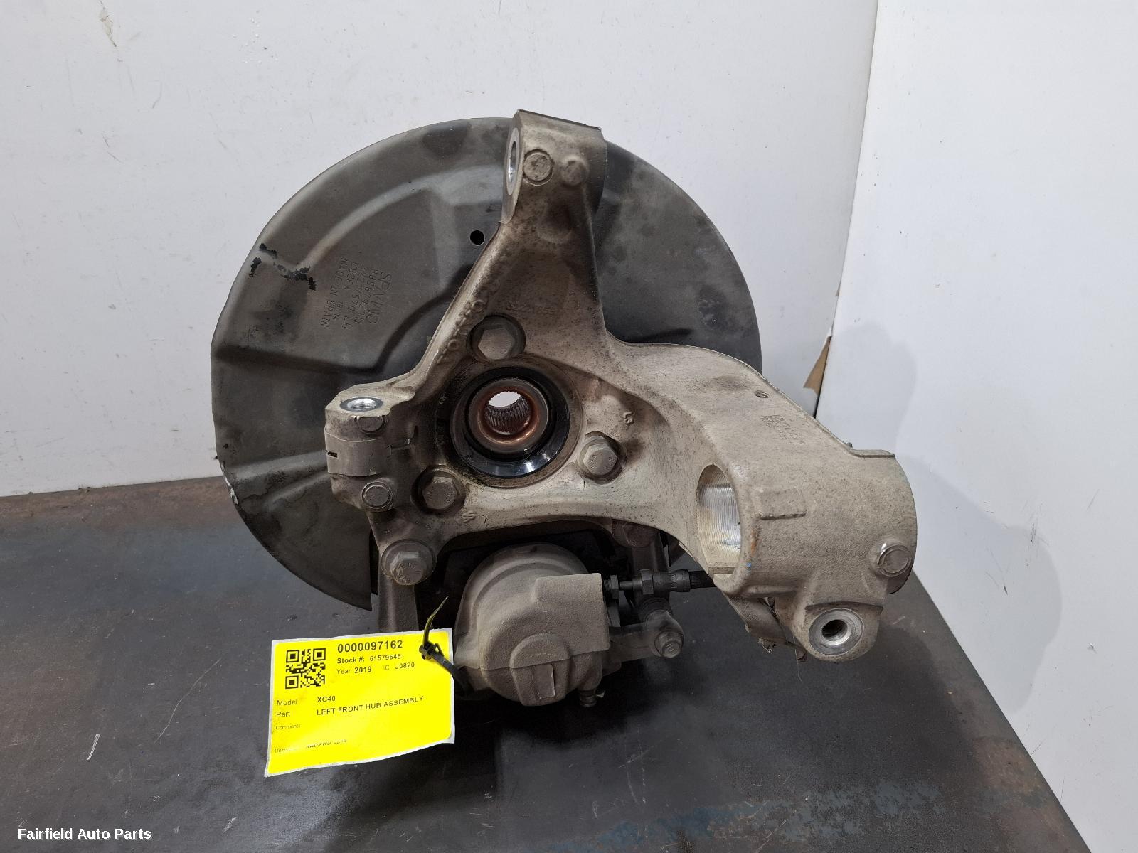 2018-2025 Volvo Xc40 Left Front Hub Assembly