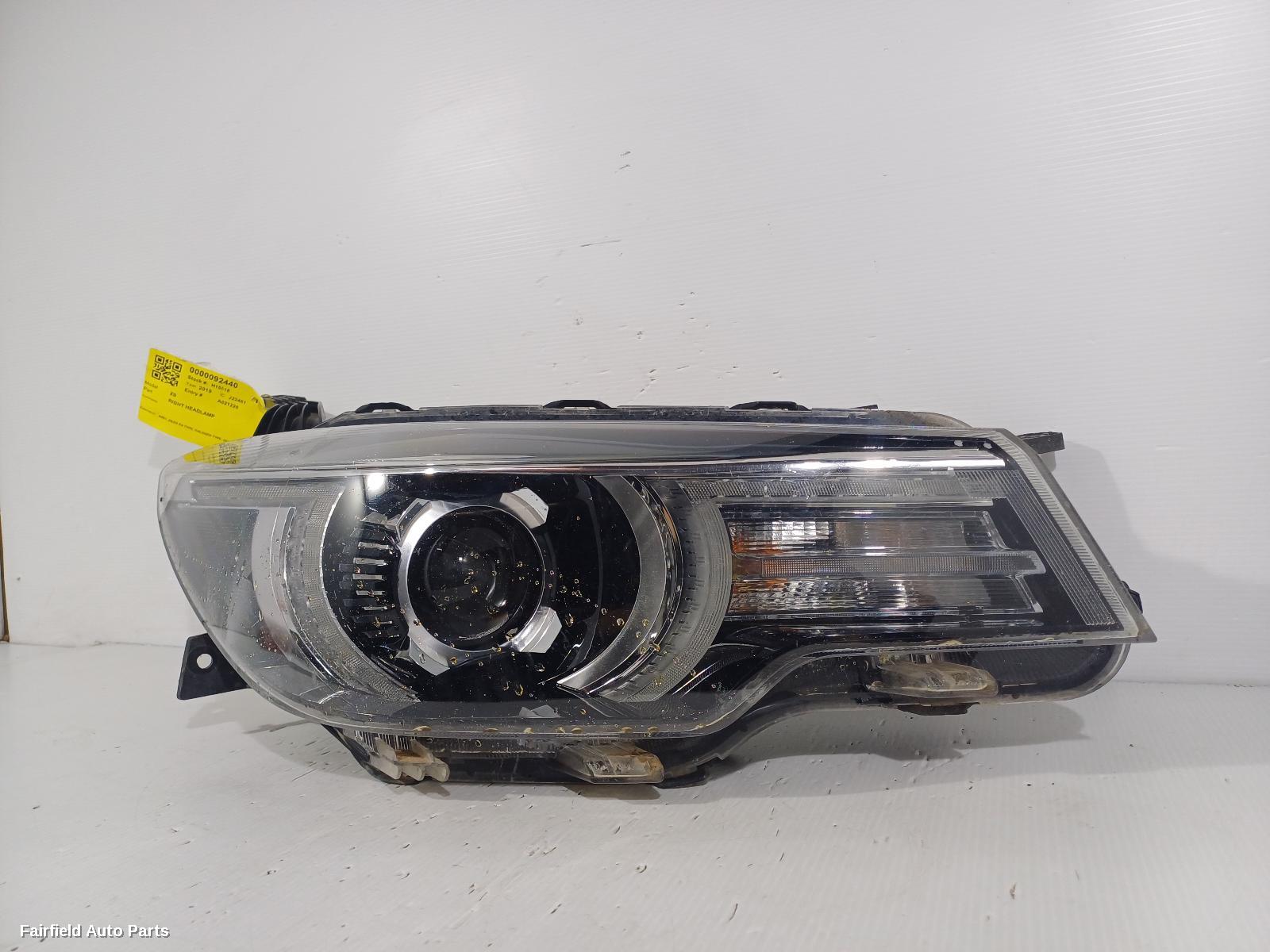 2017-2024 Mg Zs Right Headlamp