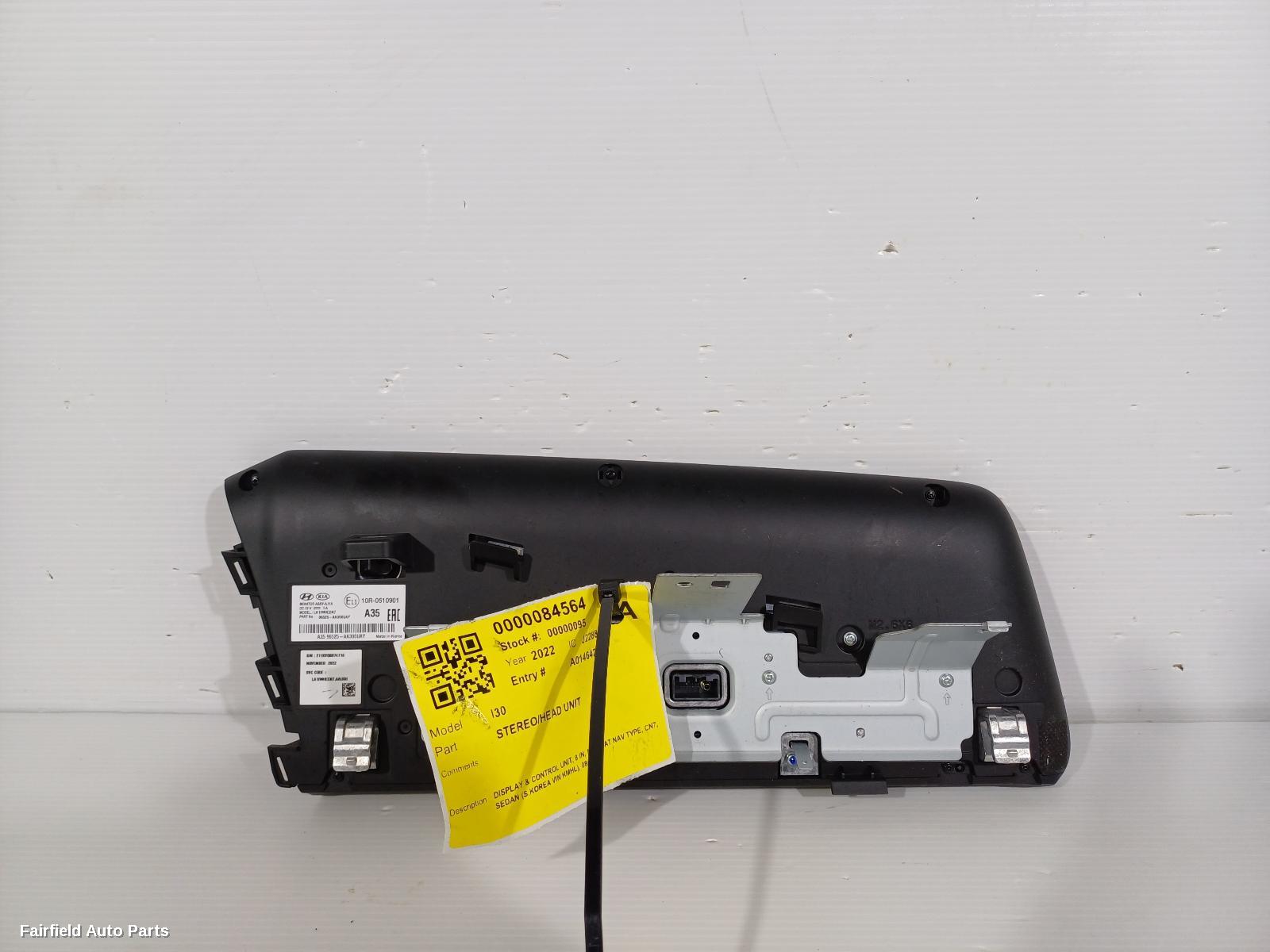 2020-2026 Hyundai I30 Radio Cd Dvd Sat Tv