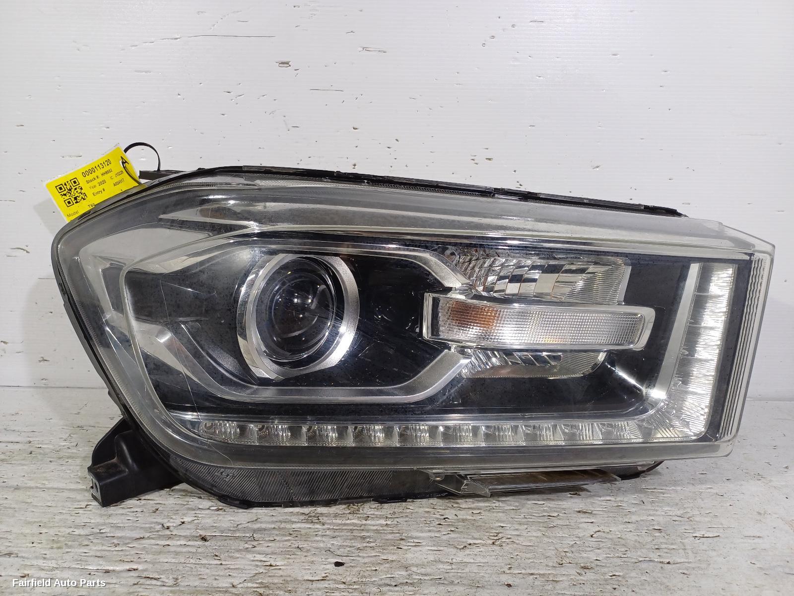2017-2021 Ldv T60 Right Headlamp