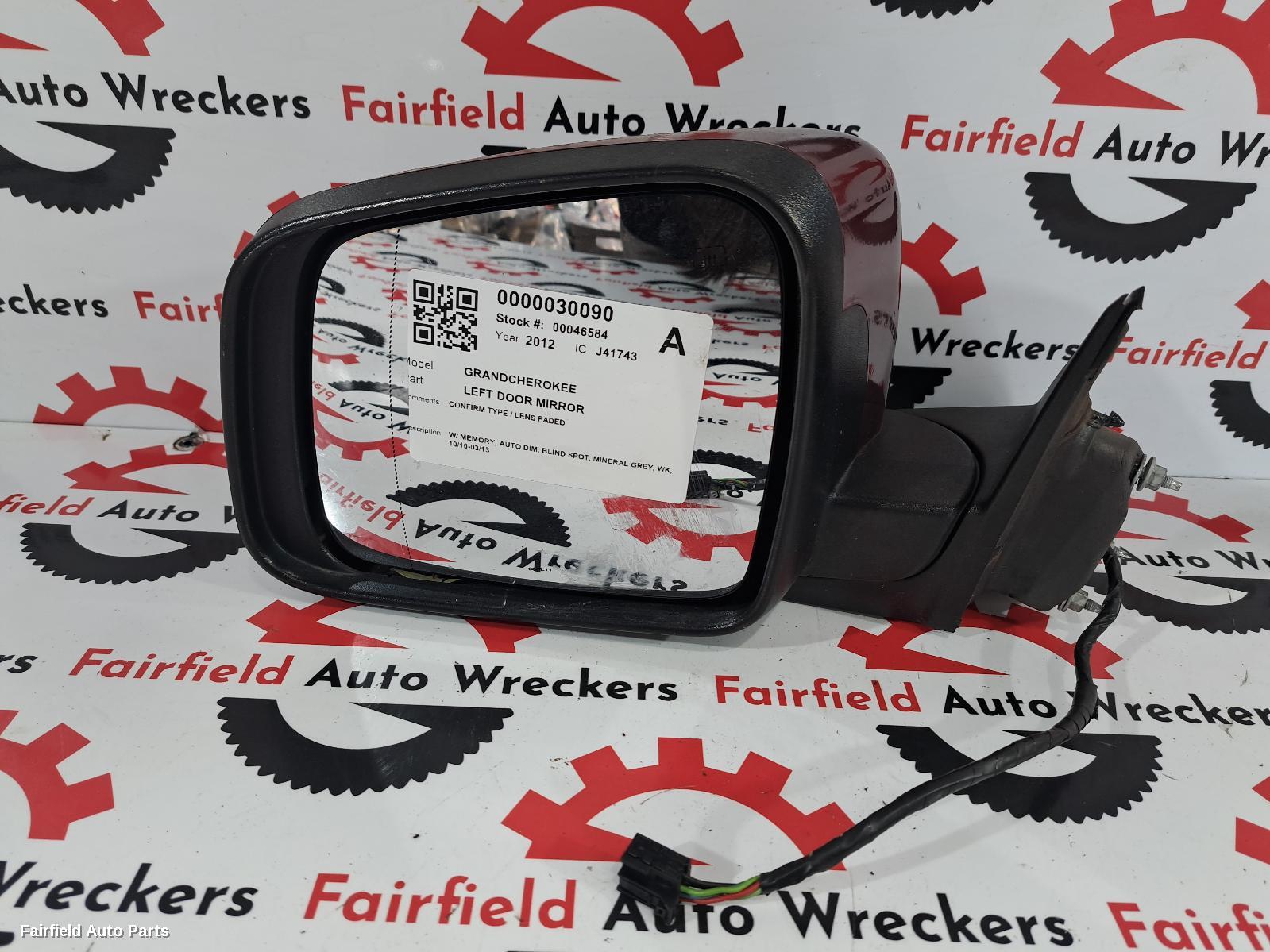 2010-2013 Jeep Grandcherokee Left Door Mirror