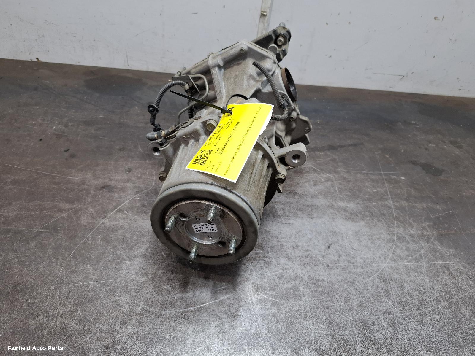 2012-2016 Mazda Cx5 Differential Centre