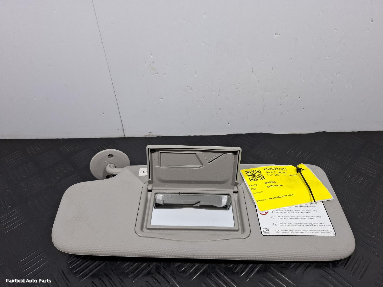 2011-2018 Holden Barina Sunvisor
