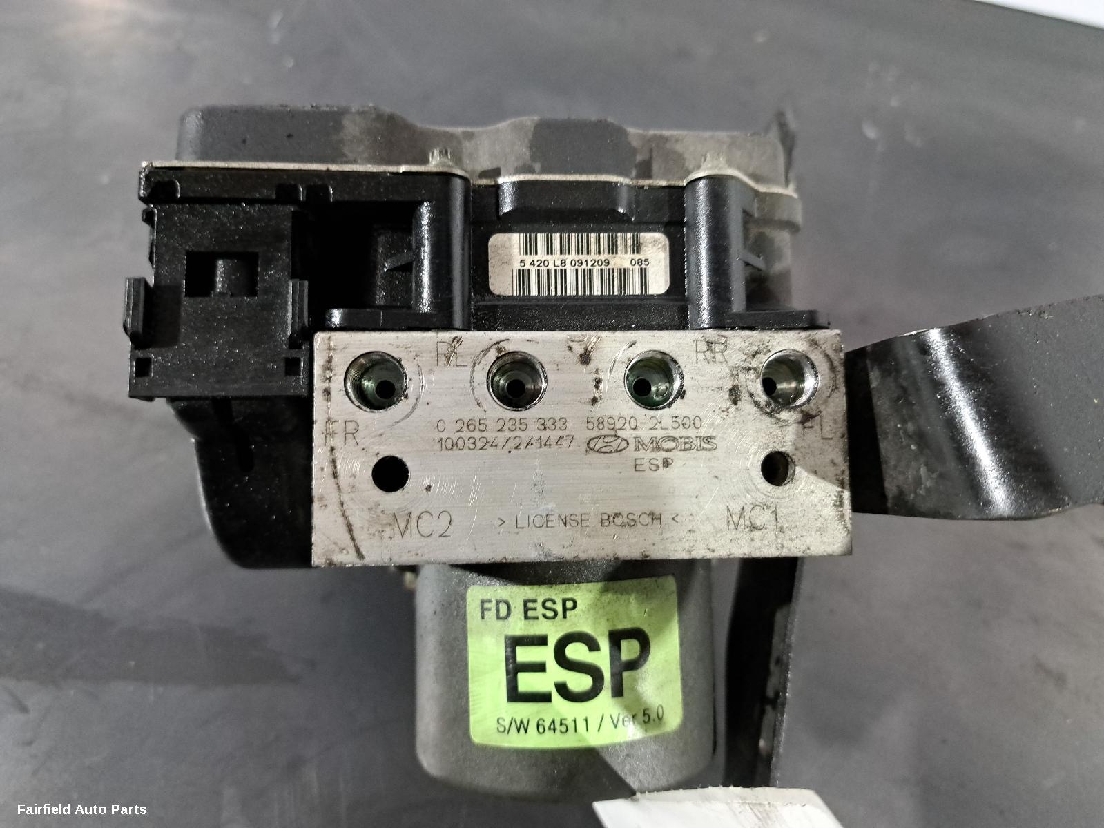 2007-2012 Hyundai I30 Abs Pump Modulator