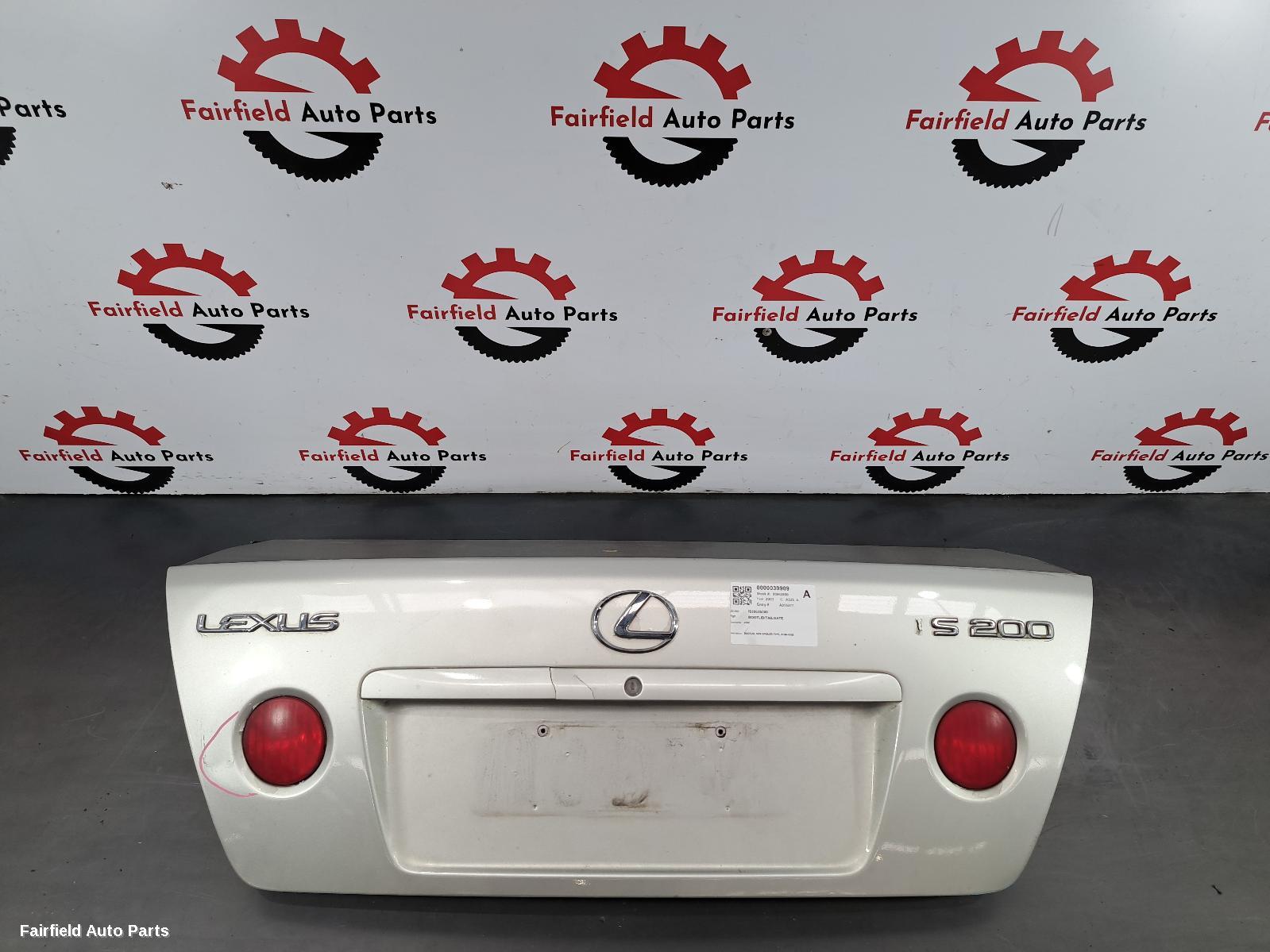 1998-2005 Lexus Is200/is300 Bootlid Tailgate