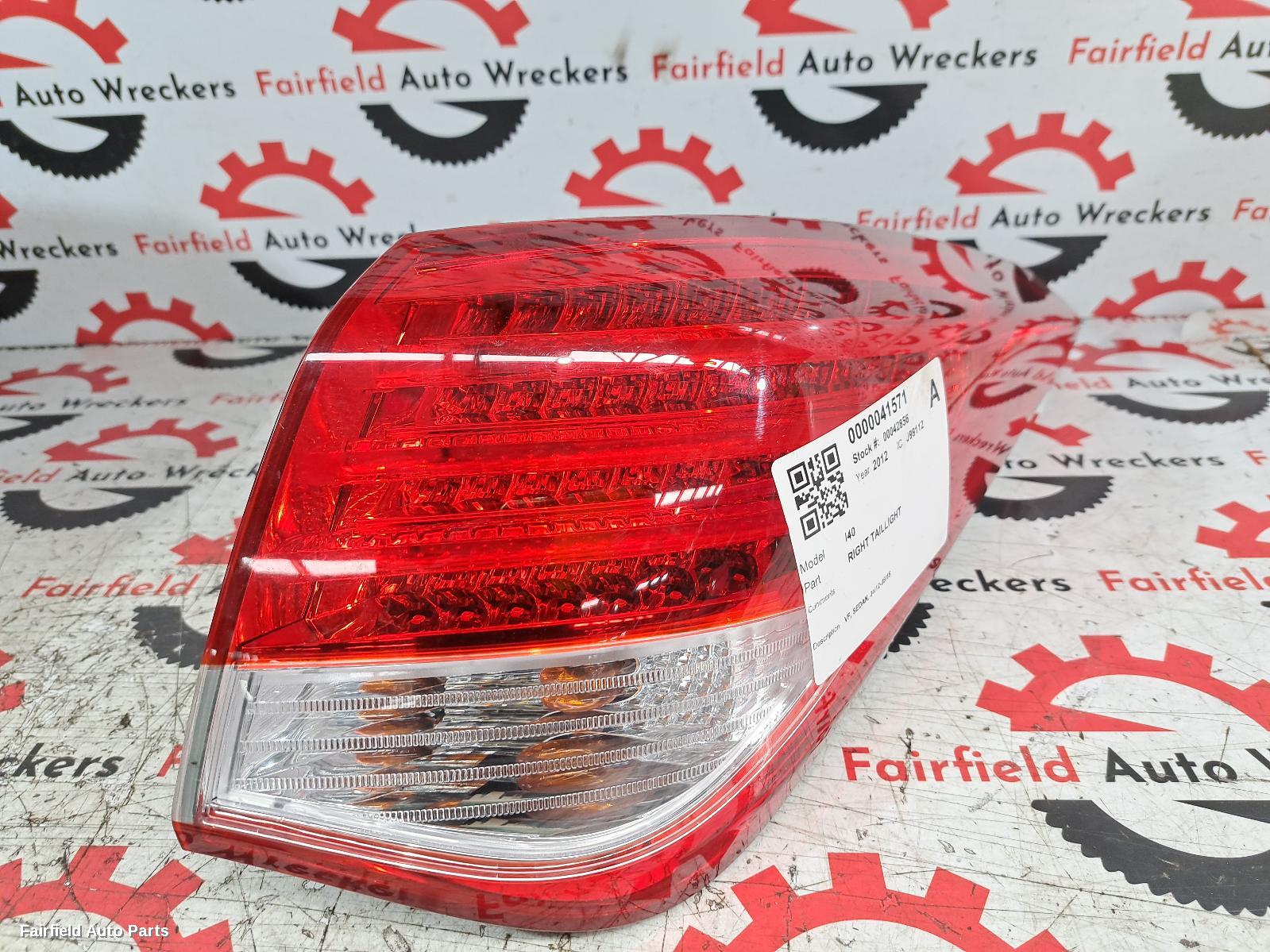 2012-2015 Hyundai I40 Right Taillight